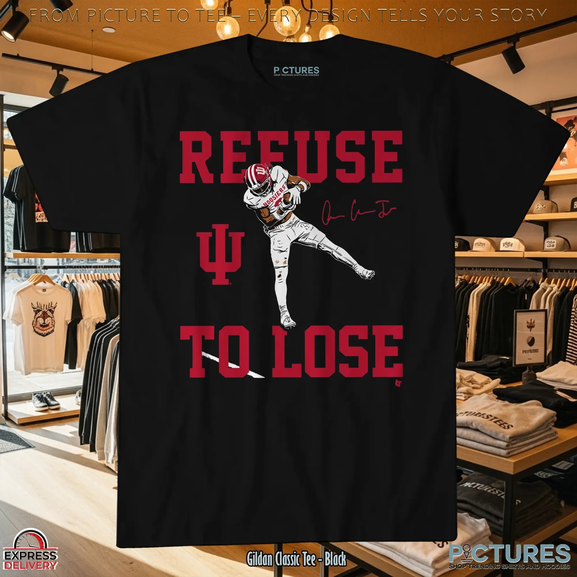 Indiana Hoosiers Omar Cooper Jr Refuse to Lose Graphic T Shirt