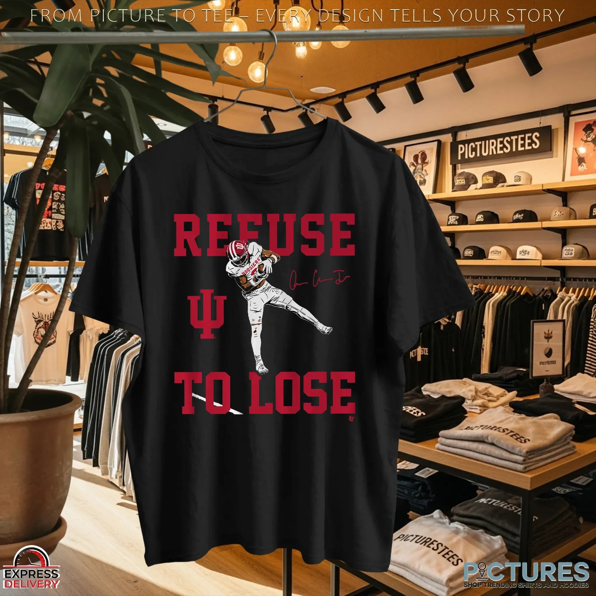 Indiana Hoosiers Omar Cooper Jr Refuse to Lose Graphic T Shirt