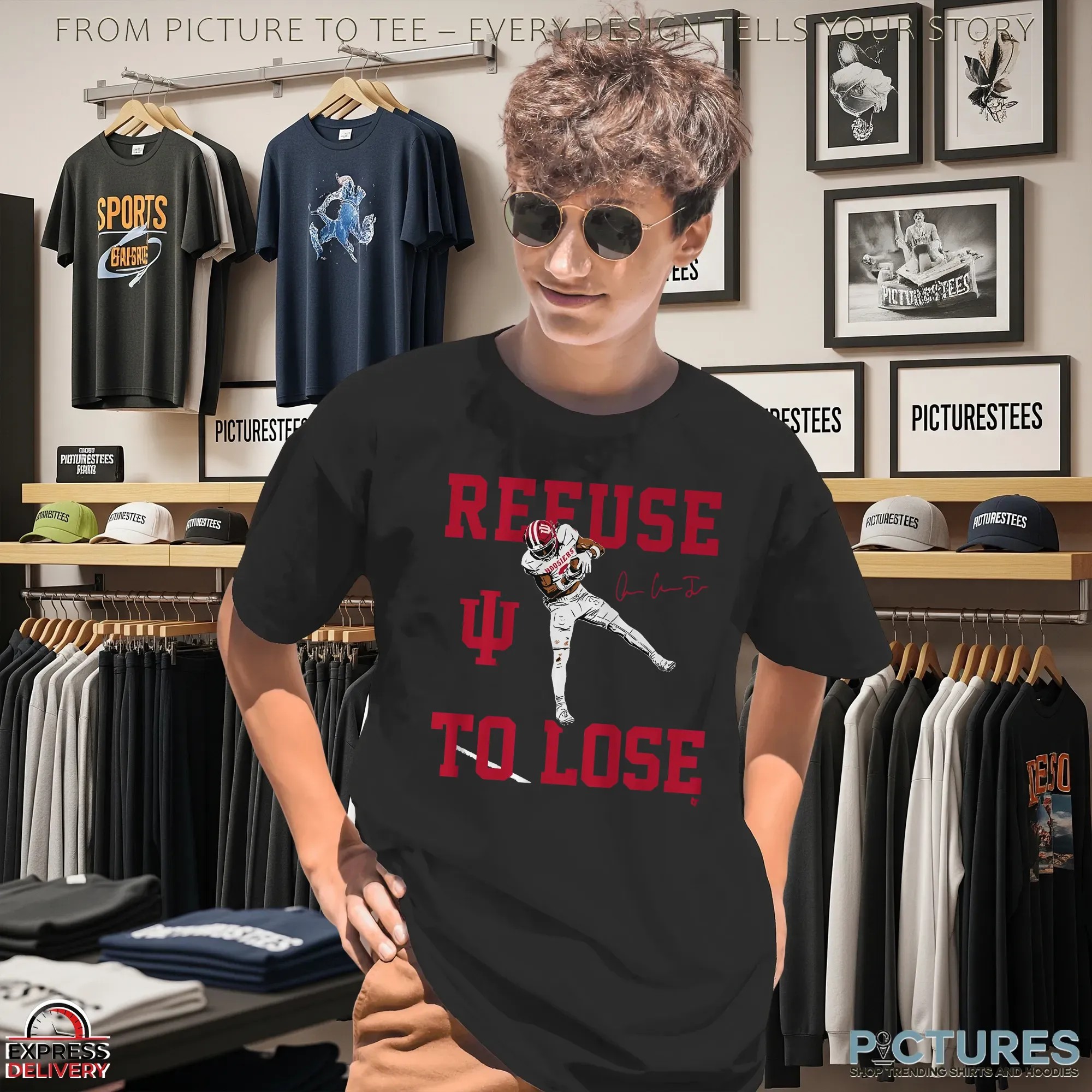 Indiana Hoosiers Omar Cooper Jr Refuse to Lose Graphic T Shirt