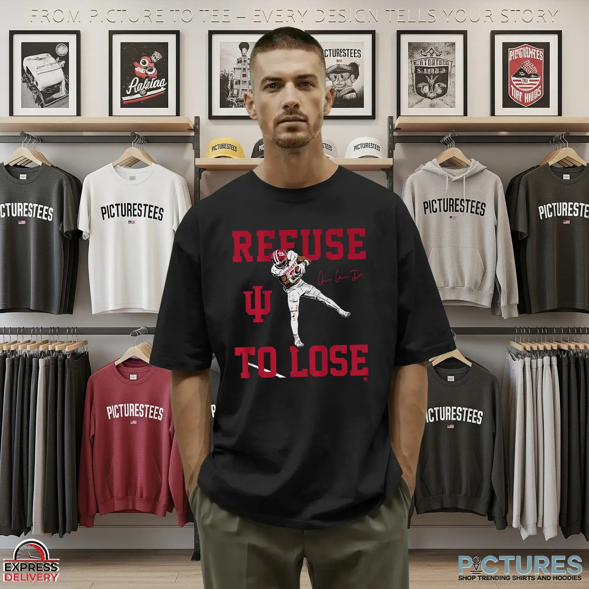 Indiana Hoosiers Omar Cooper Jr Refuse to Lose Graphic T Shirt