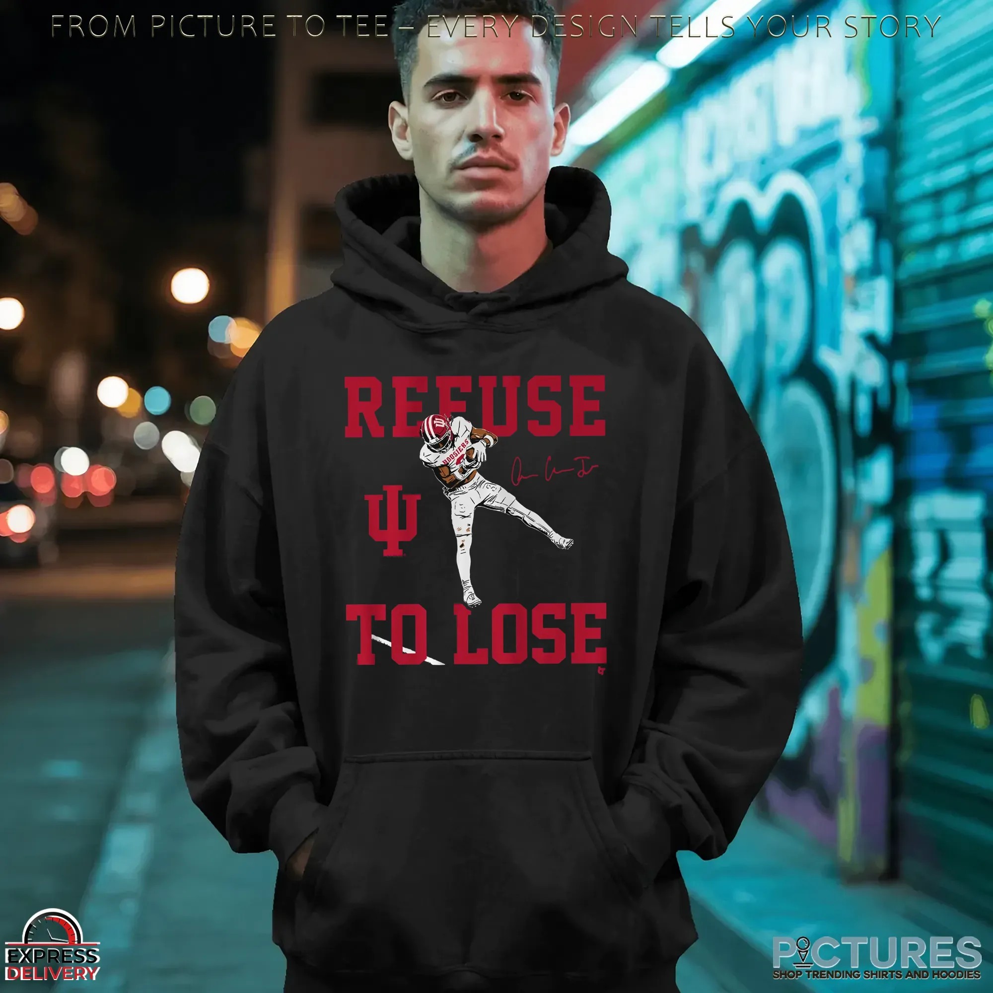 Indiana Hoosiers Omar Cooper Jr Refuse to Lose Graphic T Shirt