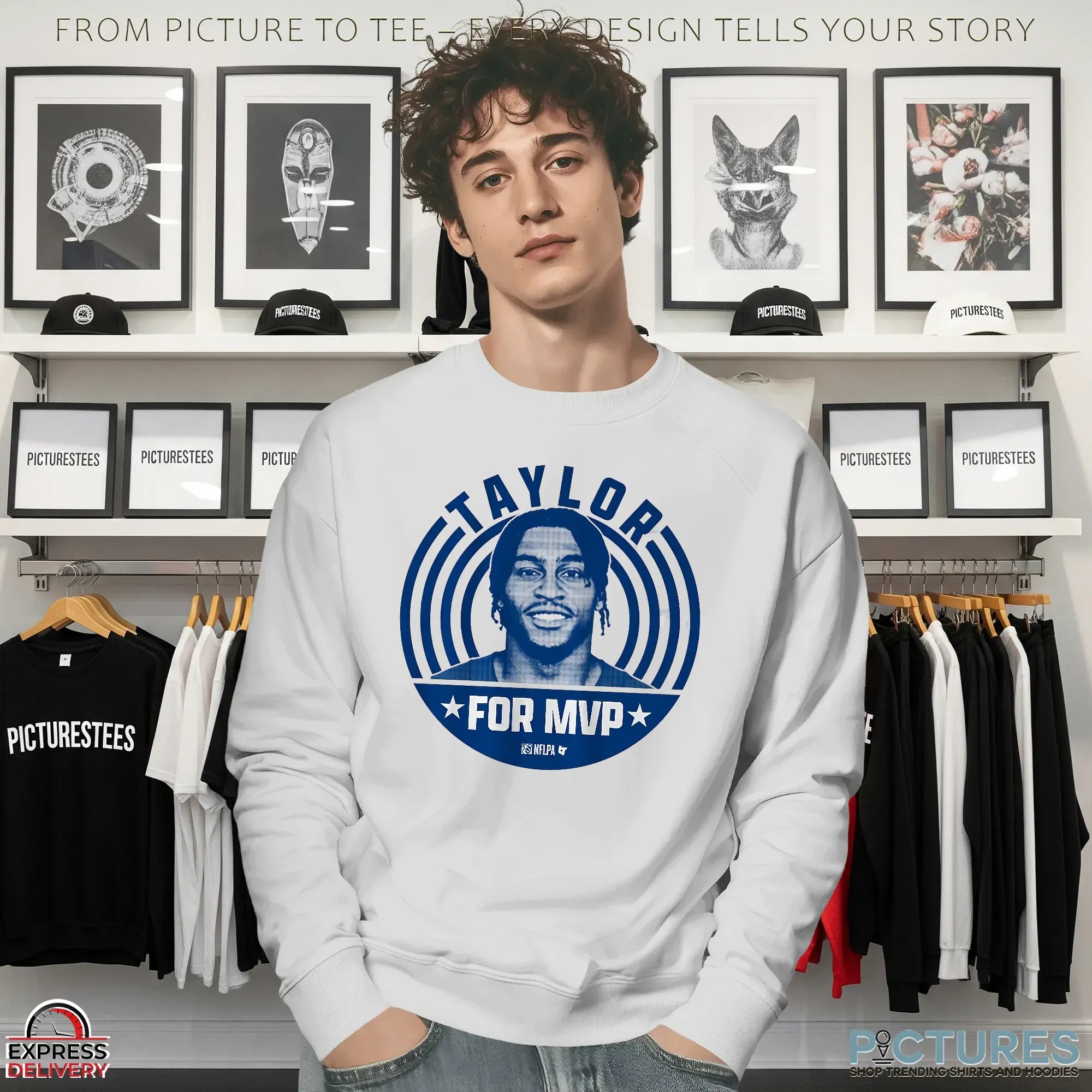Indianapolis Colts Football Jonathan Taylor For MVP T Shirt