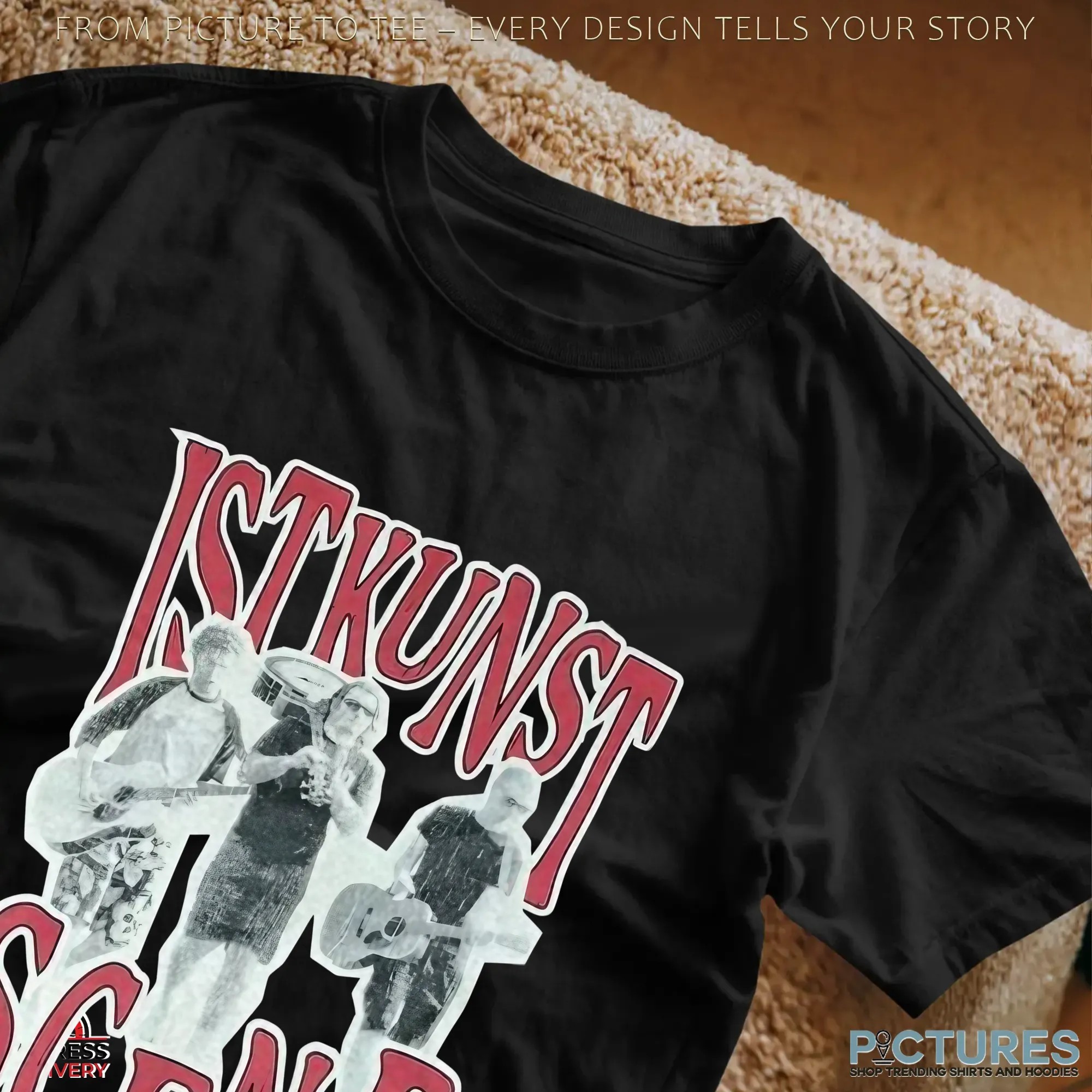 Istkunst Scene Vintage Bootleg T Shirt