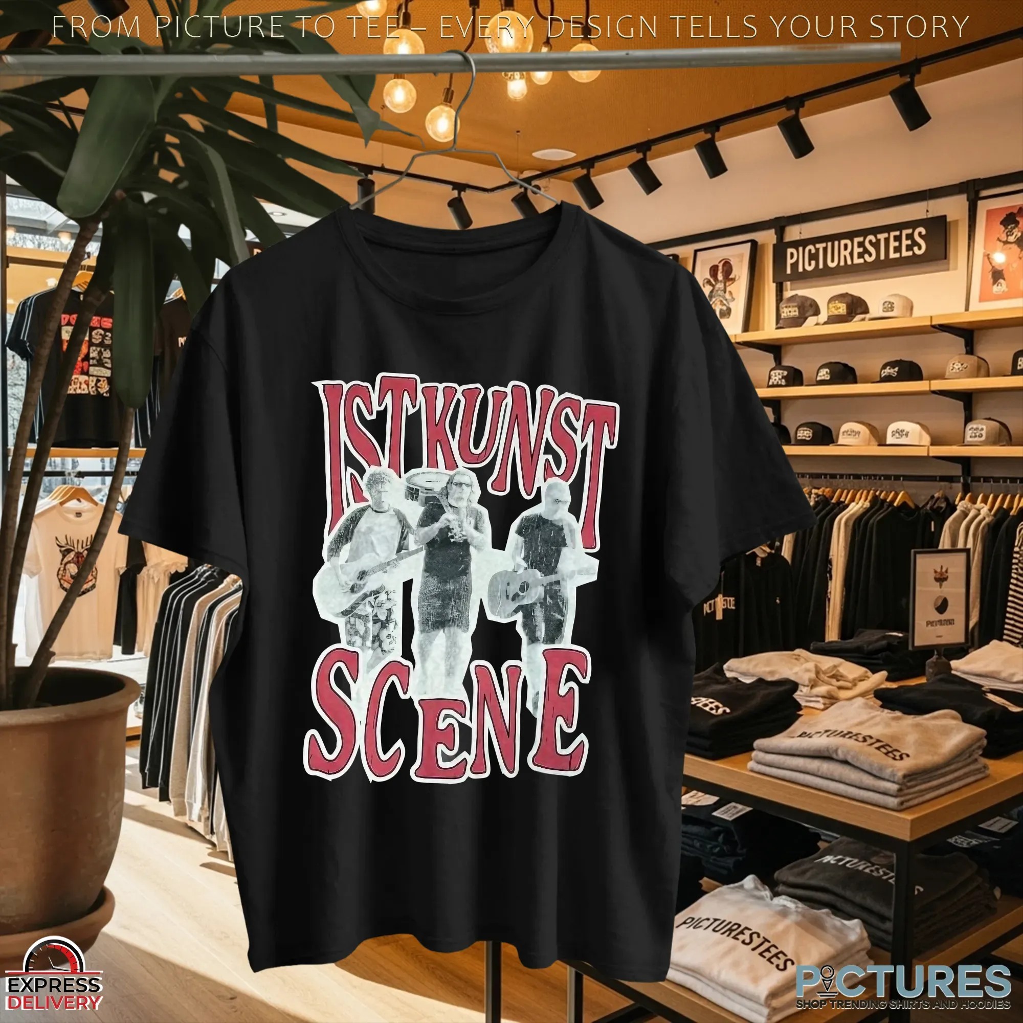Istkunst Scene Vintage Bootleg T Shirt