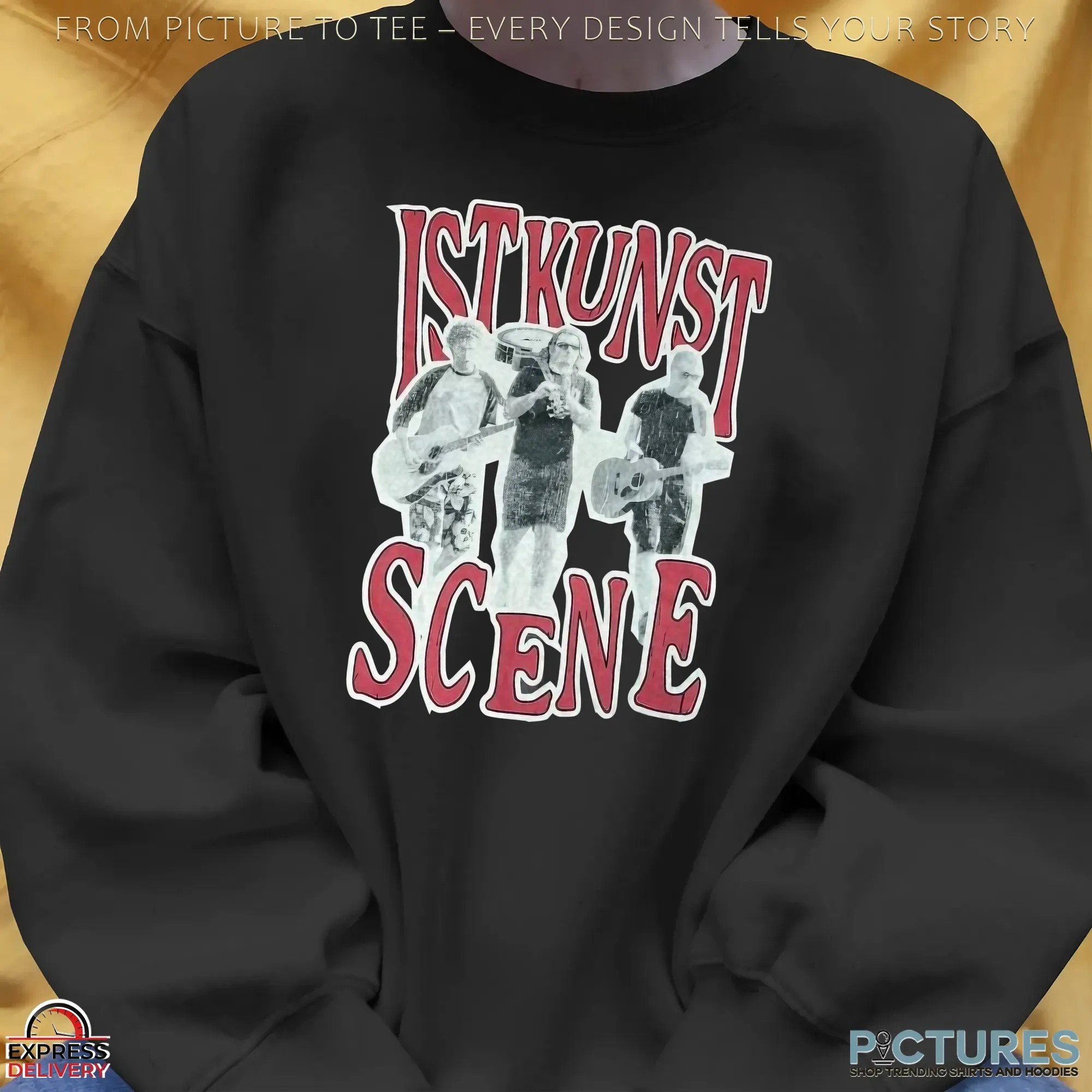 Istkunst Scene Vintage Bootleg T Shirt