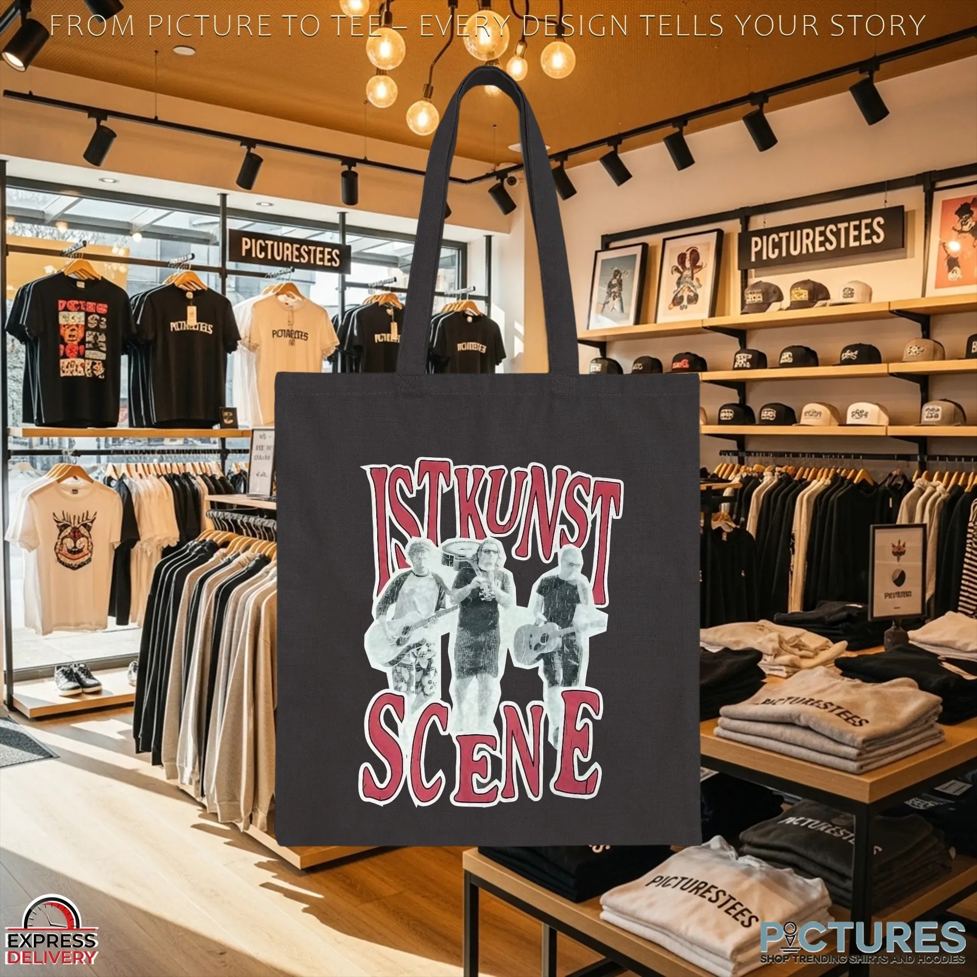 Istkunst Scene Vintage Bootleg T Shirt