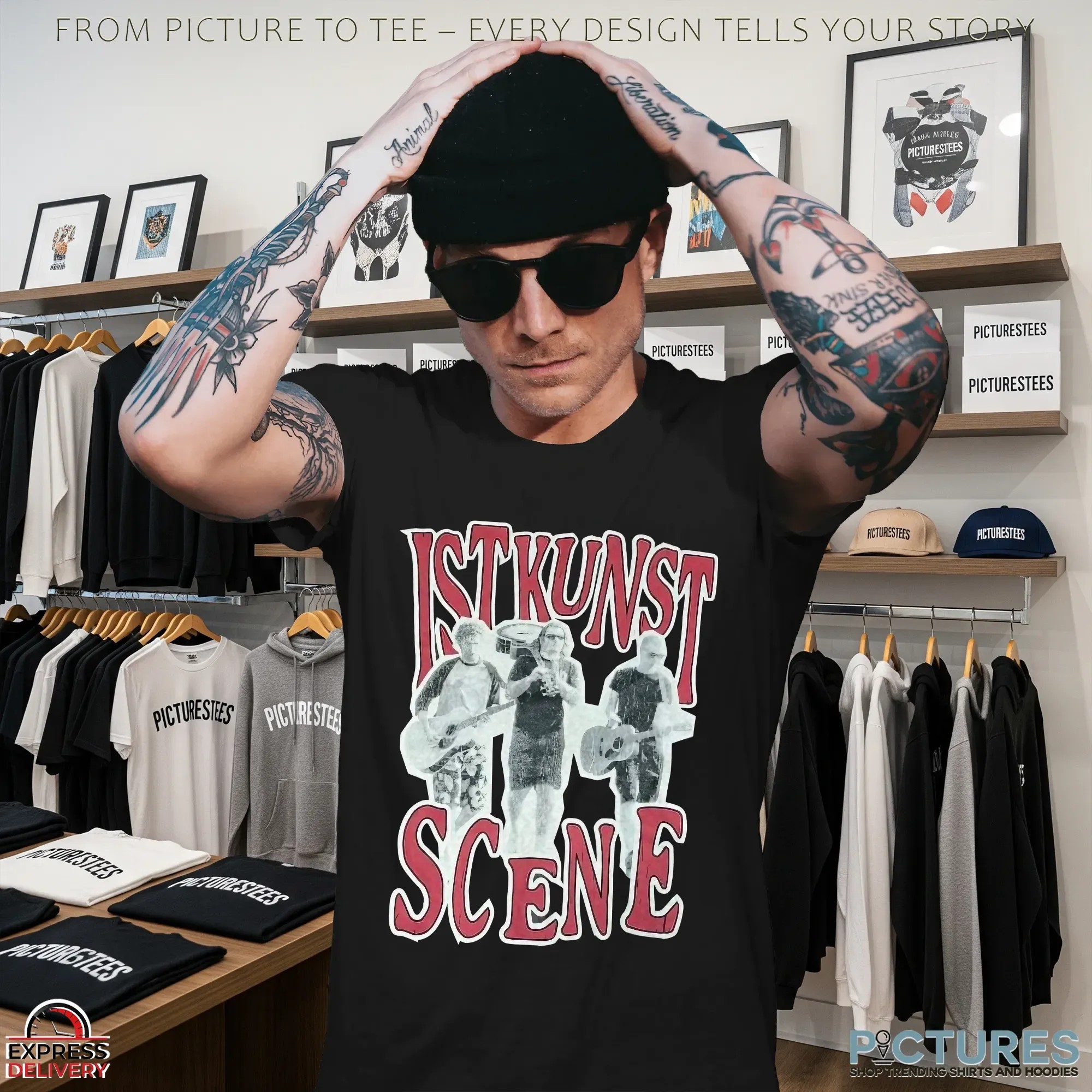 Istkunst Scene Vintage Bootleg T Shirt