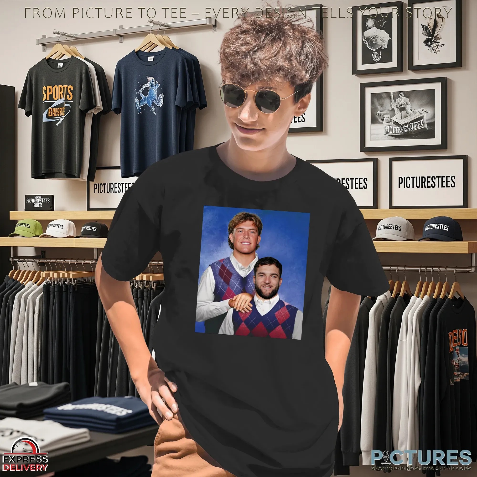 Jaxson Dart and Cam Skattebo Step Brothers 2025 Parody T Shirt
