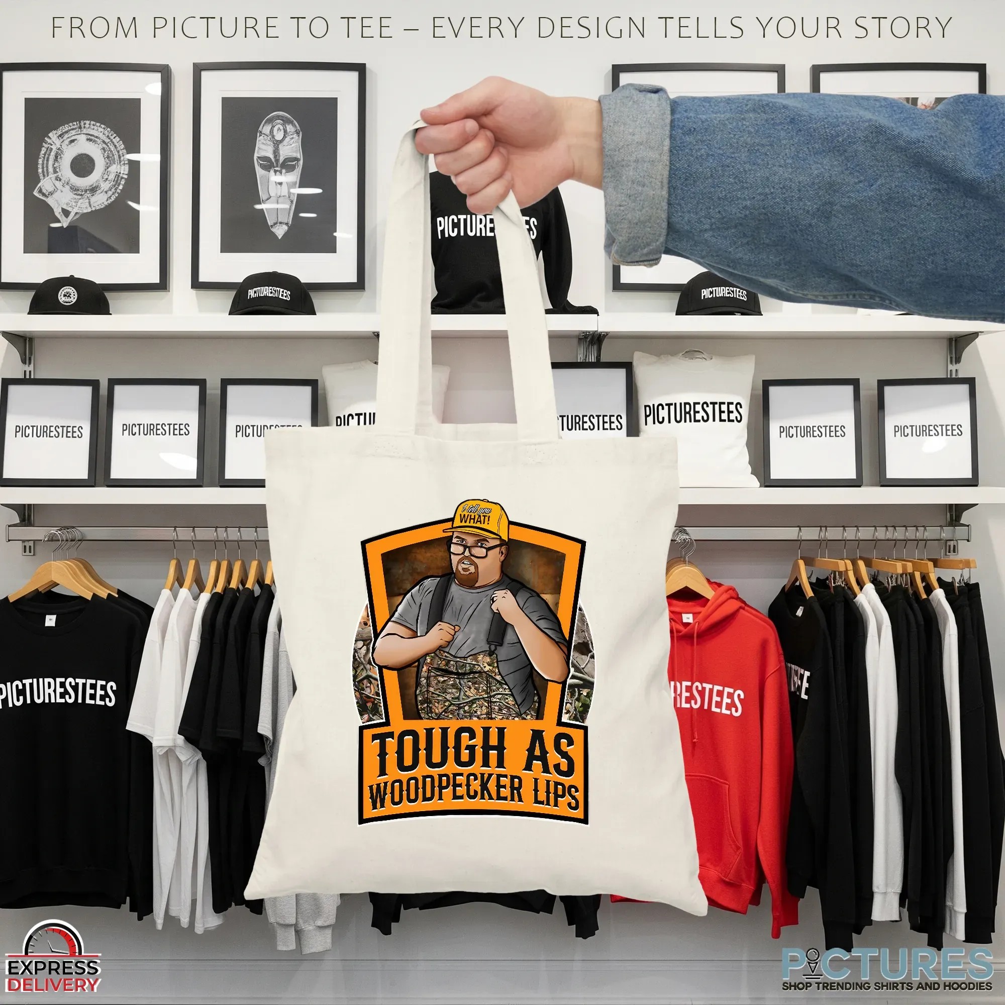 Justin Stagner Tough As Woodpecker Lips T Shirt