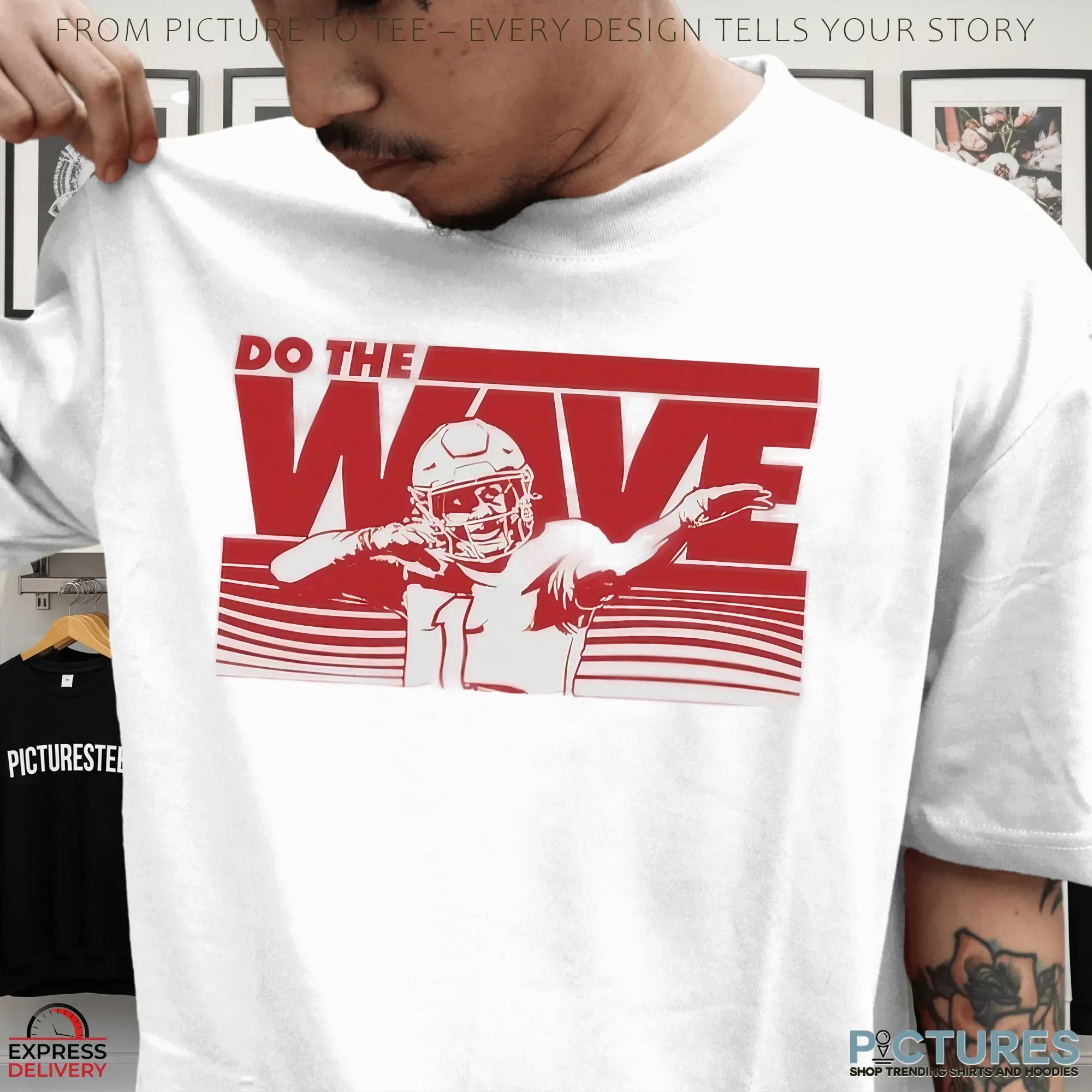 Kansas City Chiefs Football Xavier Worthy Do The Wave T Shirt Kansas City Chiefs Football Xavier Worthy Do The Wave T Shirt