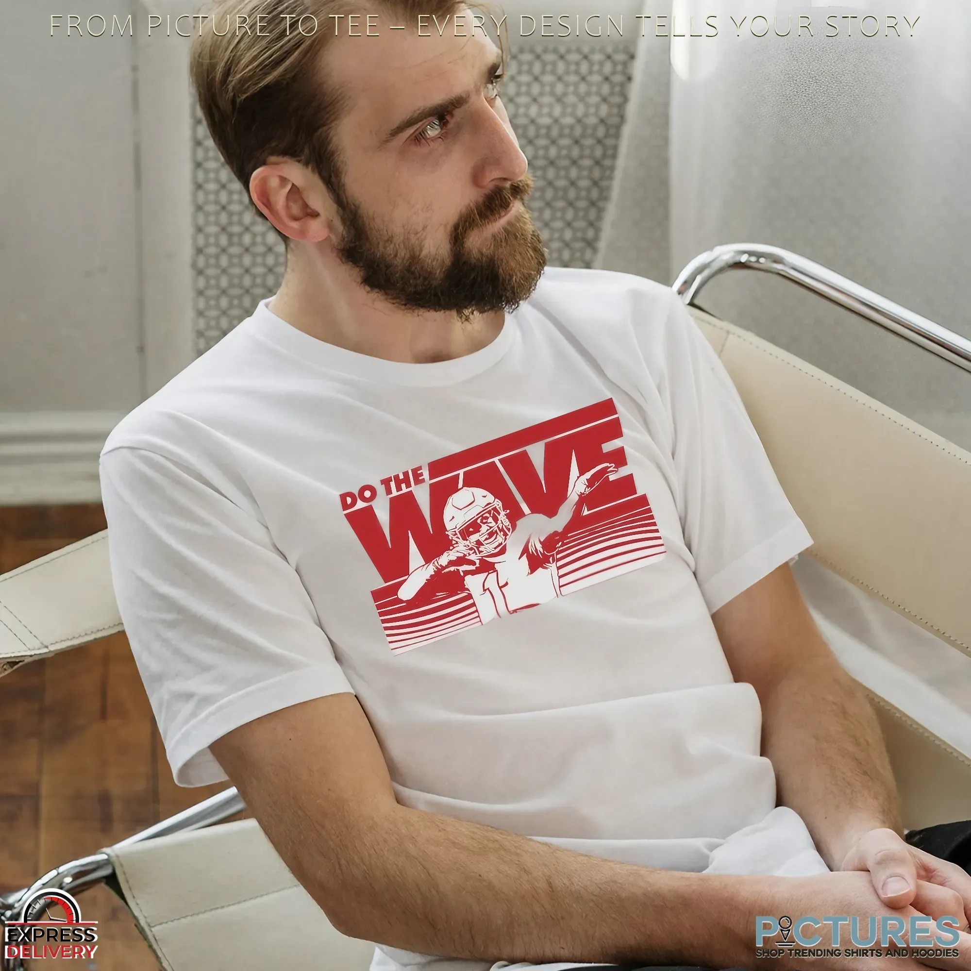 Kansas City Chiefs Football Xavier Worthy Do The Wave T Shirt Kansas City Chiefs Football Xavier Worthy Do The Wave T Shirt