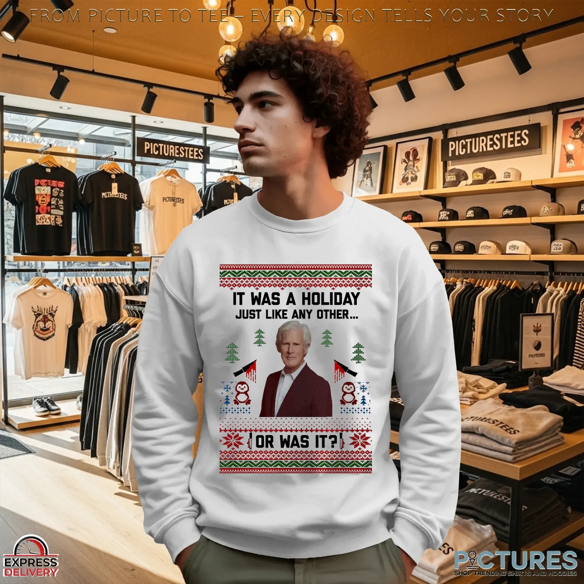 Keith Morrison It Was A Holiday Just Like Any Other Or Was It Ugly Christmas Shirt