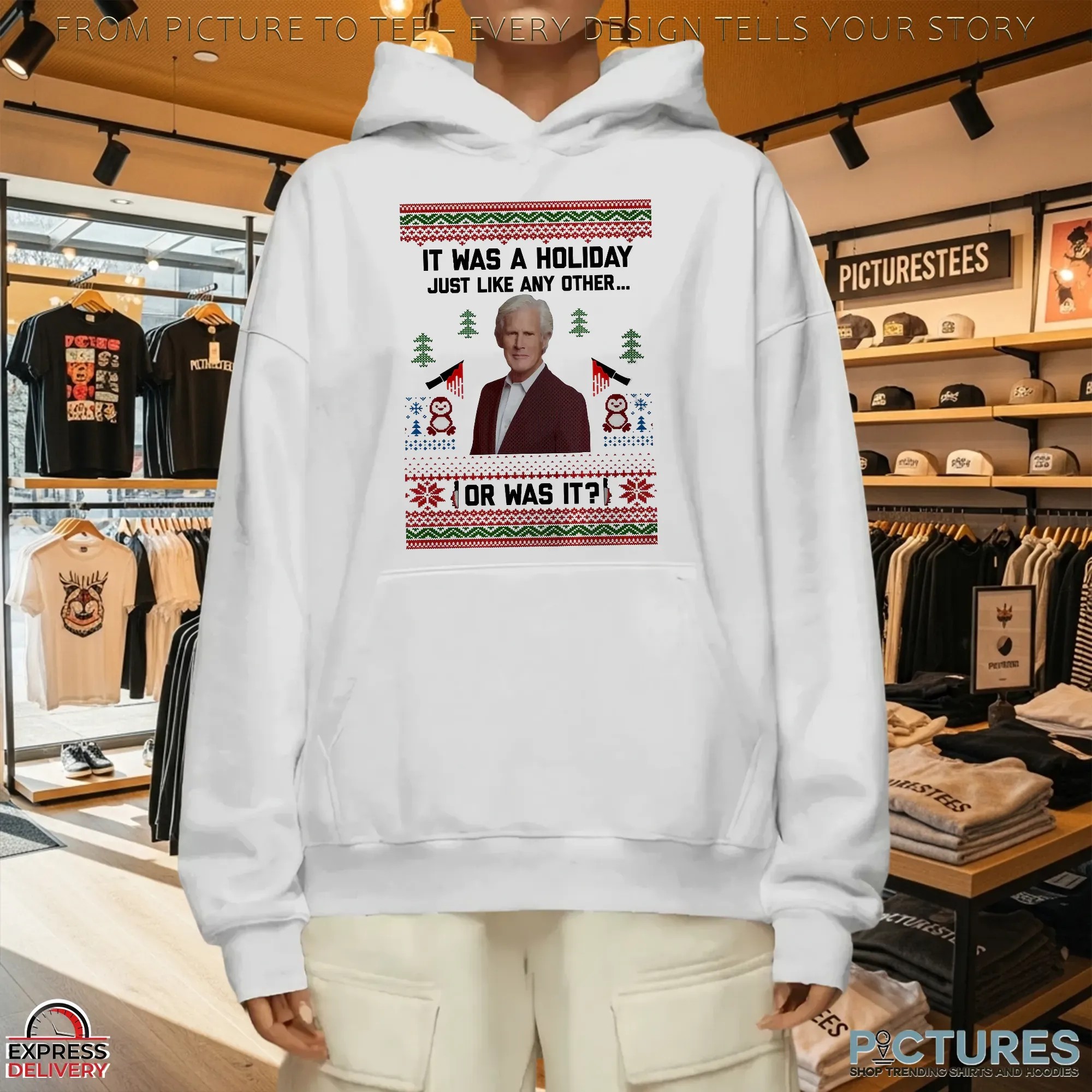 Keith Morrison It Was A Holiday Just Like Any Other Or Was It Ugly Christmas Shirt