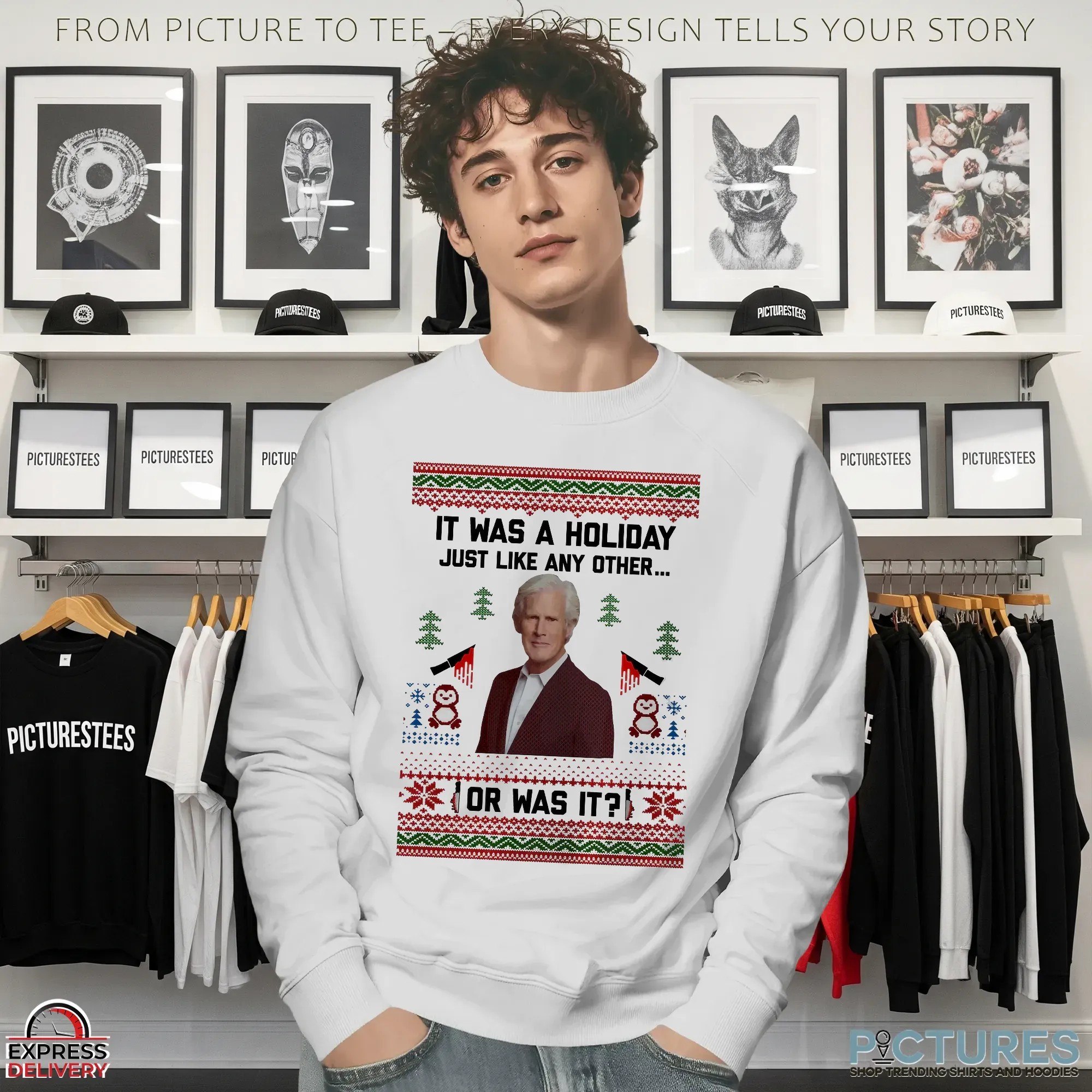 Keith Morrison It Was A Holiday Just Like Any Other Or Was It Ugly Christmas Shirt