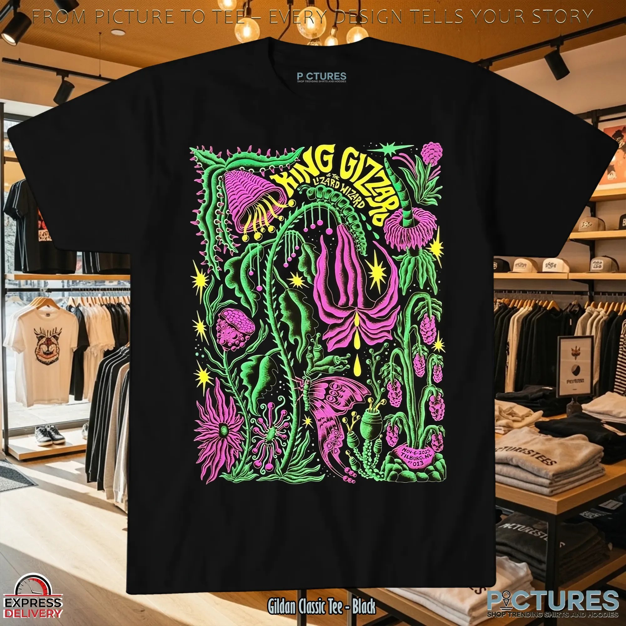 King Gizzard And The Lizard Wizard Tilburg NL 2025 013 On November 6th Concert T Shirt