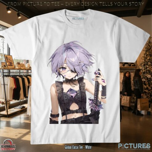 Koseki Bijou Hololive English Advent Anime VTuber Crystal Warrior T Shirt