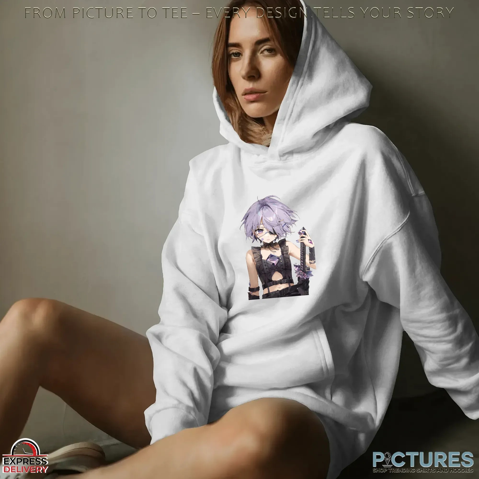 Koseki Bijou Hololive English Advent Anime VTuber Crystal Warrior T Shirt