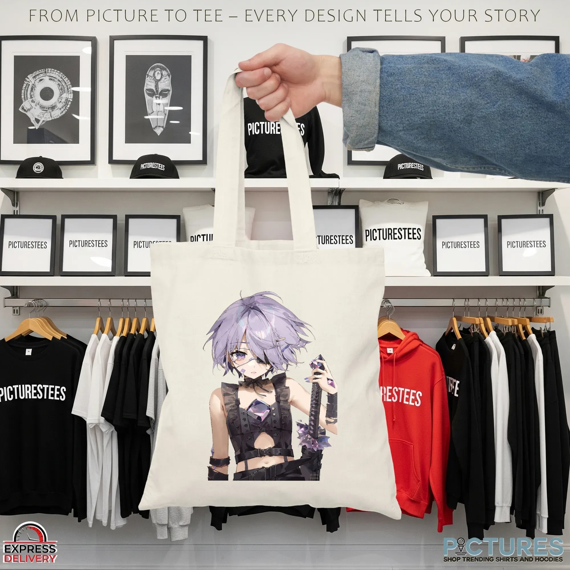 Koseki Bijou Hololive English Advent Anime VTuber Crystal Warrior T Shirt