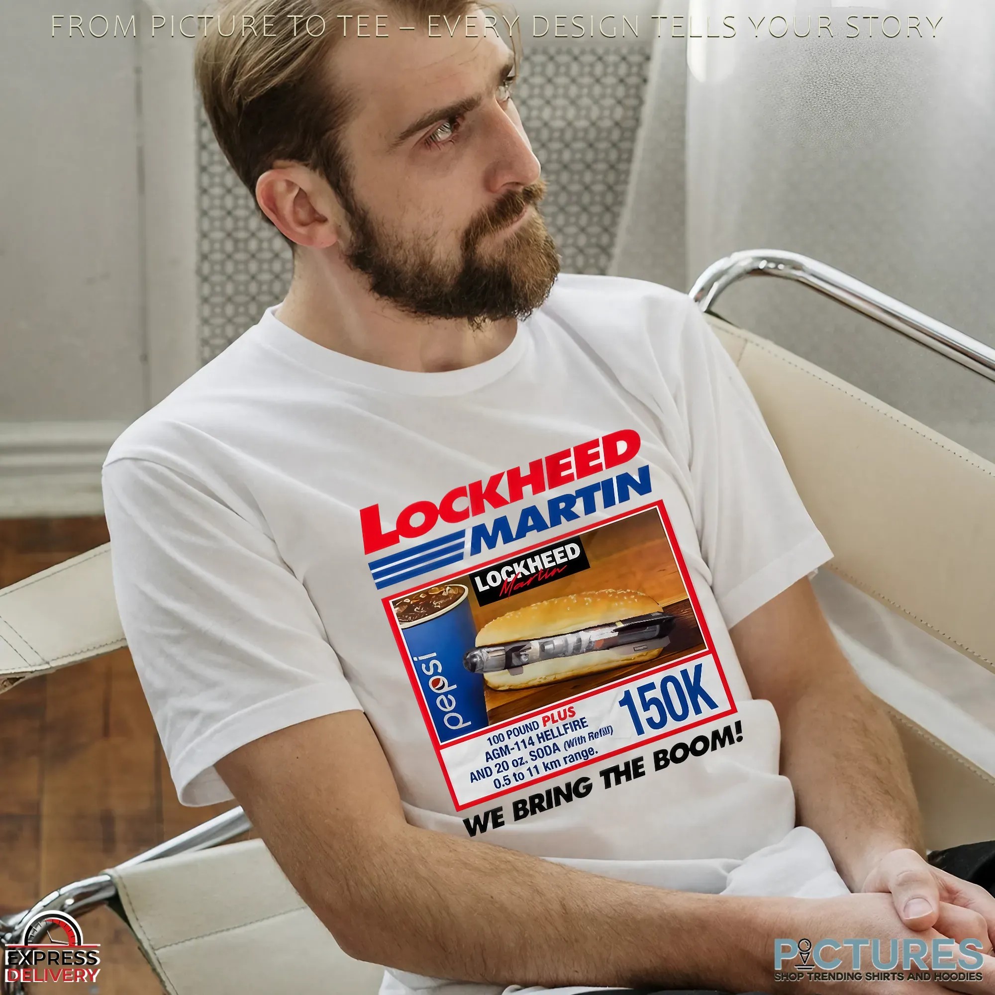 Lockheed Martin We Bring The Boom Hotdog Parody T Shirt Lockheed Martin We Bring The Boom Hotdog Parody T Shirt