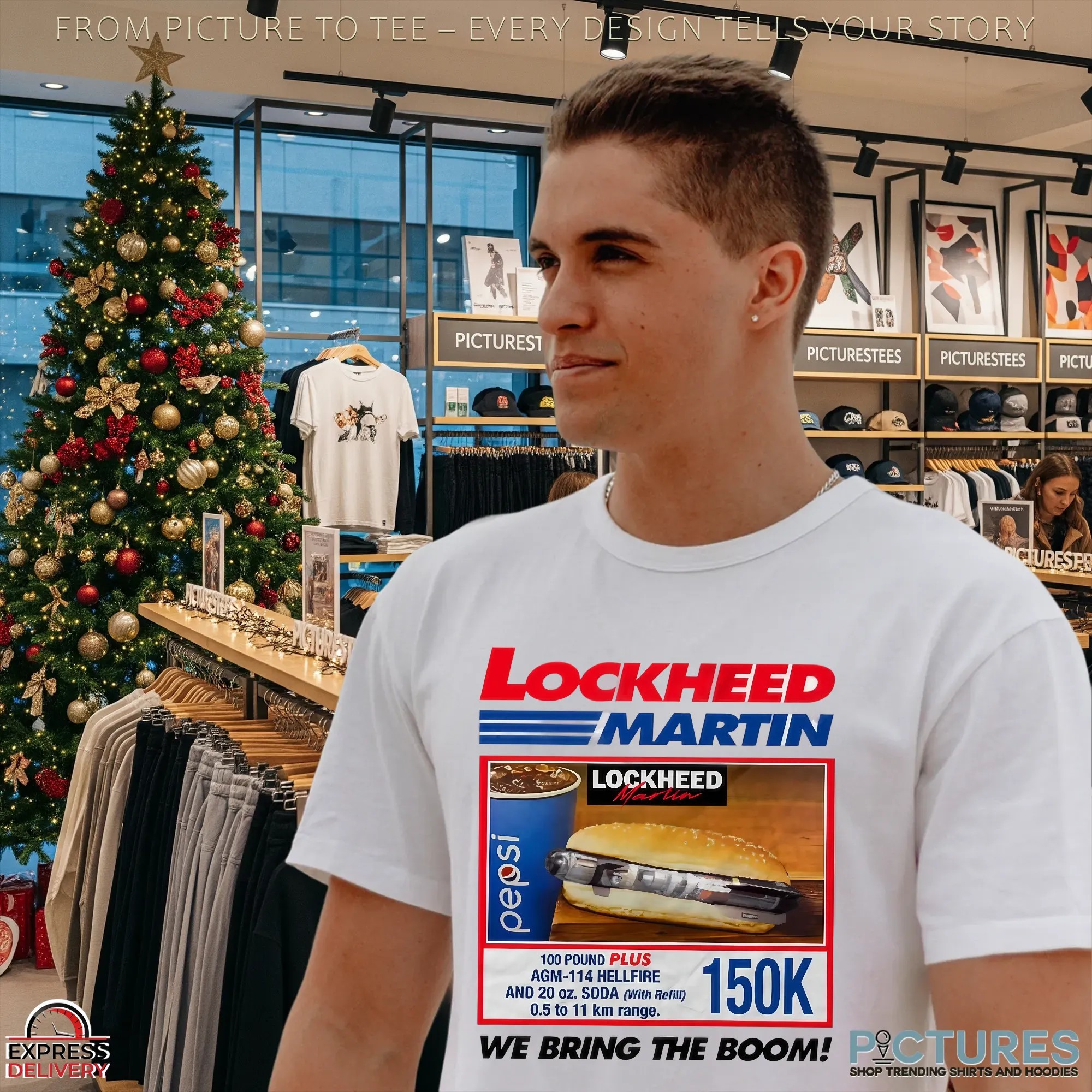 Lockheed Martin We Bring The Boom Hotdog Parody T Shirt Lockheed Martin We Bring The Boom Hotdog Parody T Shirt