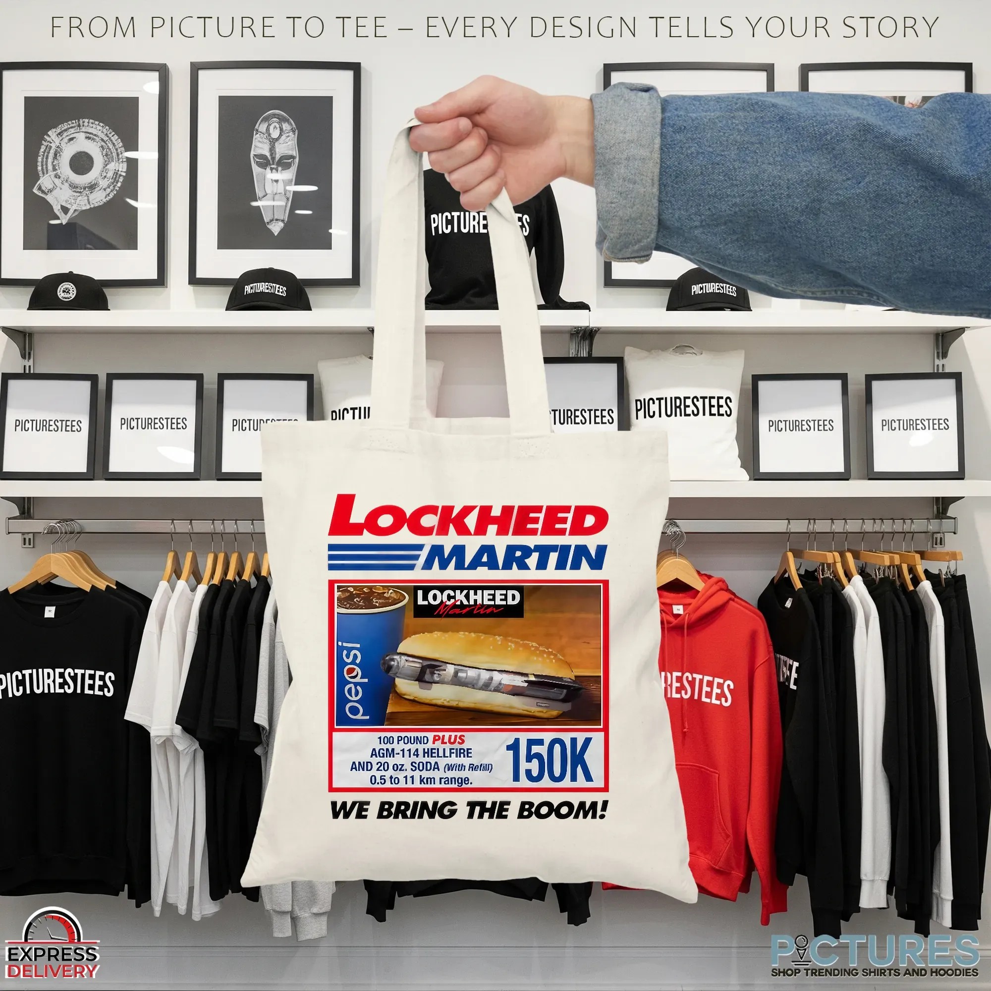 Lockheed Martin We Bring The Boom Hotdog Parody T Shirt Lockheed Martin We Bring The Boom Hotdog Parody T Shirt