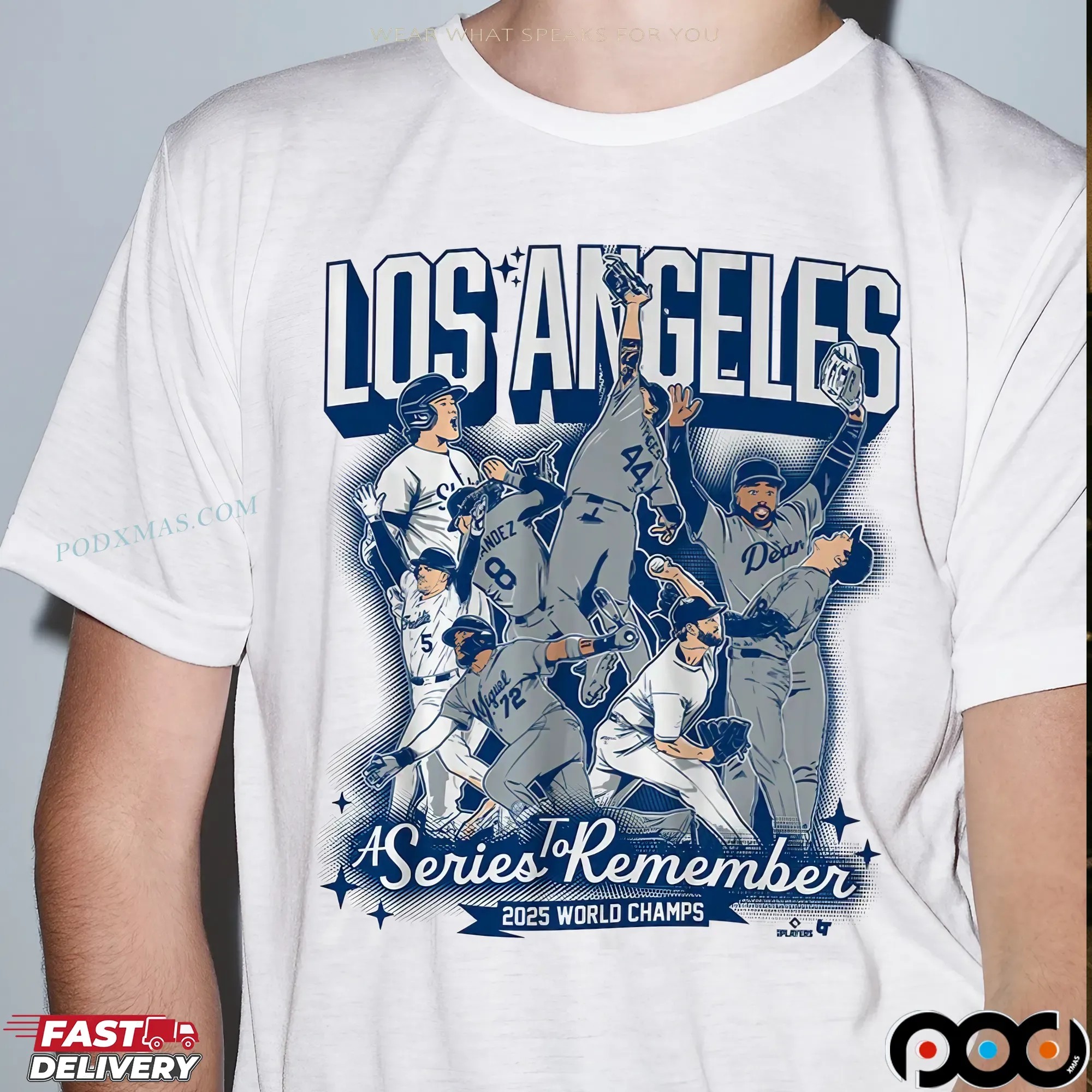 Los Angeles Baseball A Series to Remember 2025 World Champ T Shirt