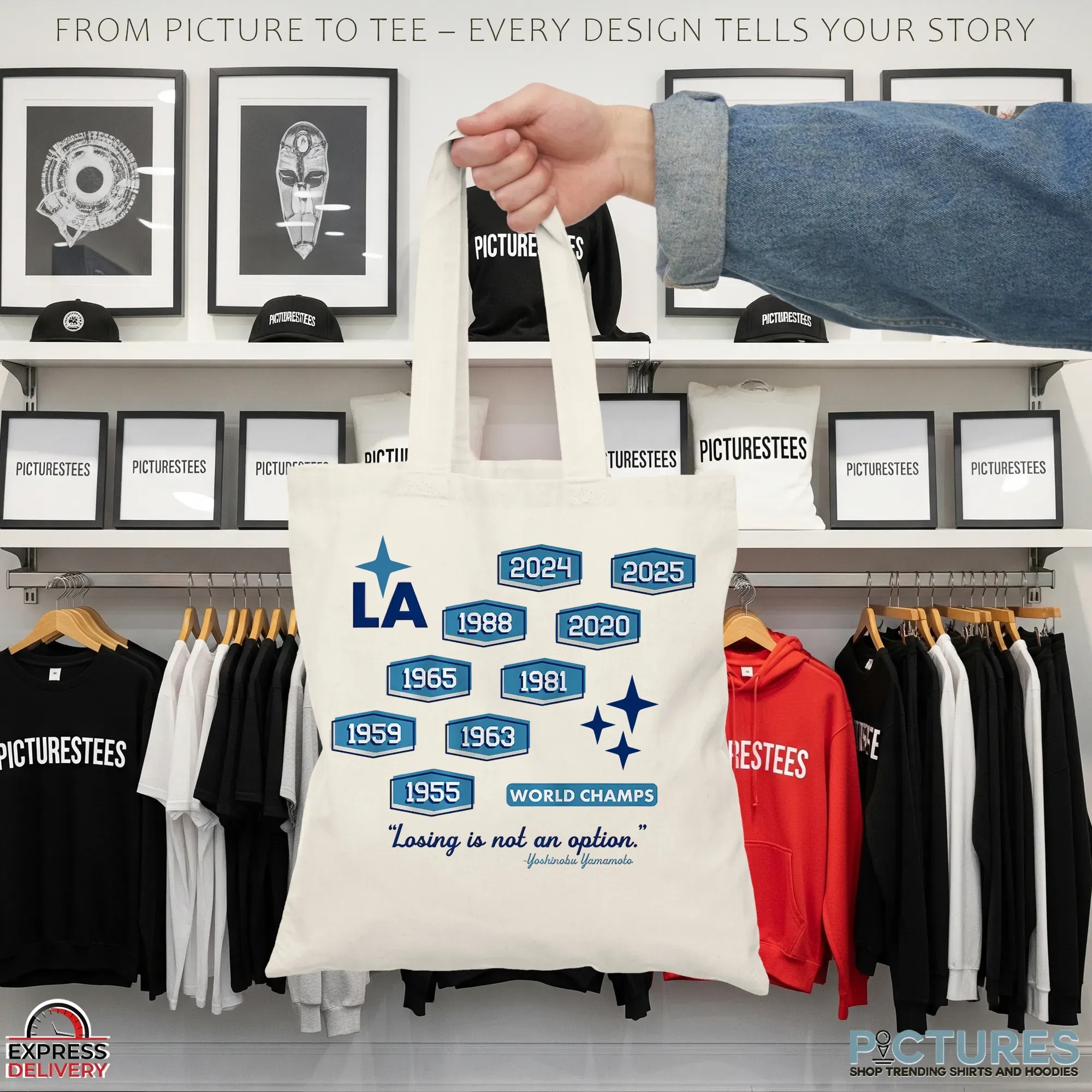 Los Angeles Baseball Nine-Time World Champs Yoshinobu Yamamoto Losing Is Not An Option T Shirt