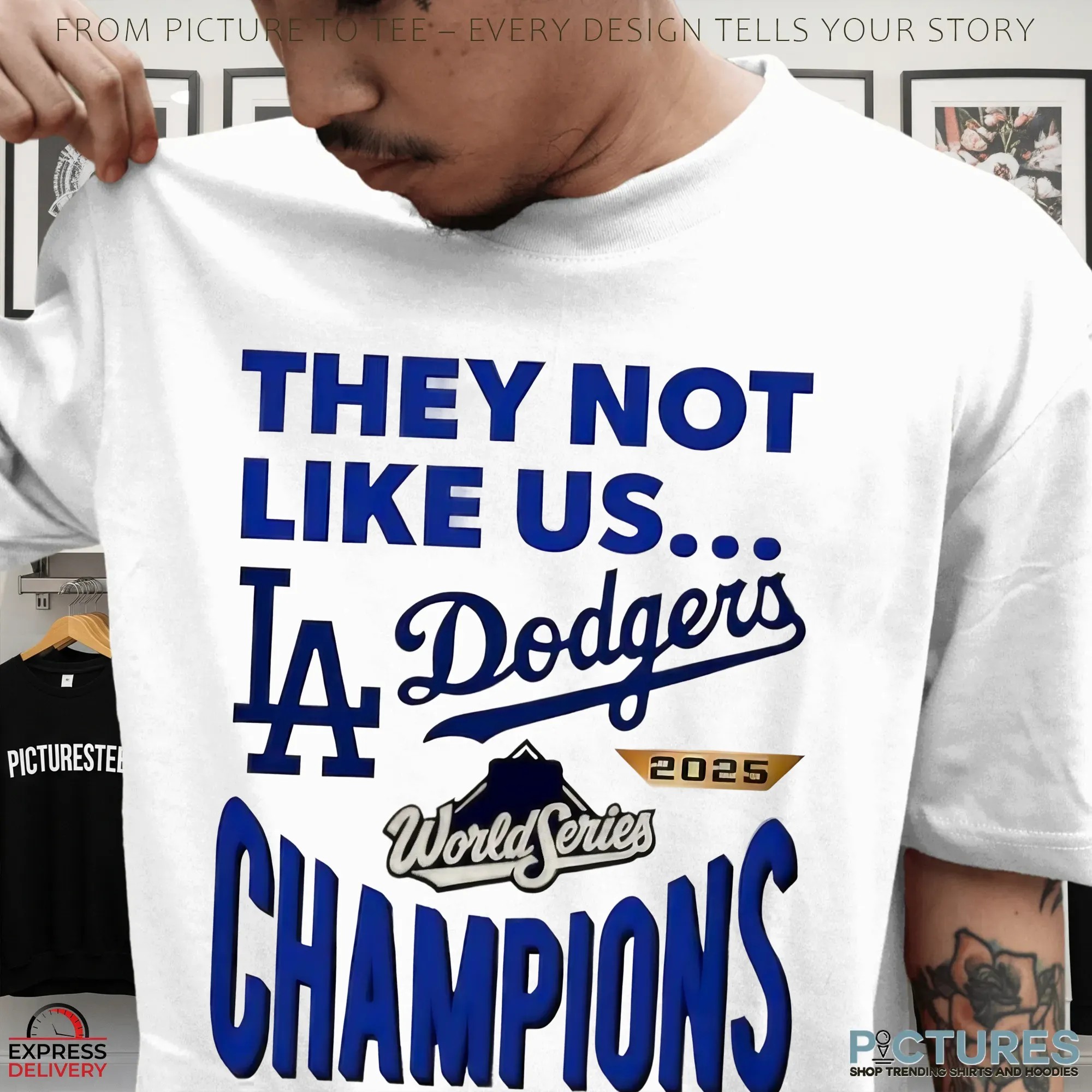 Los Angeles Dodgers 2025 World Series Champions They Not Like Us T Shirt
