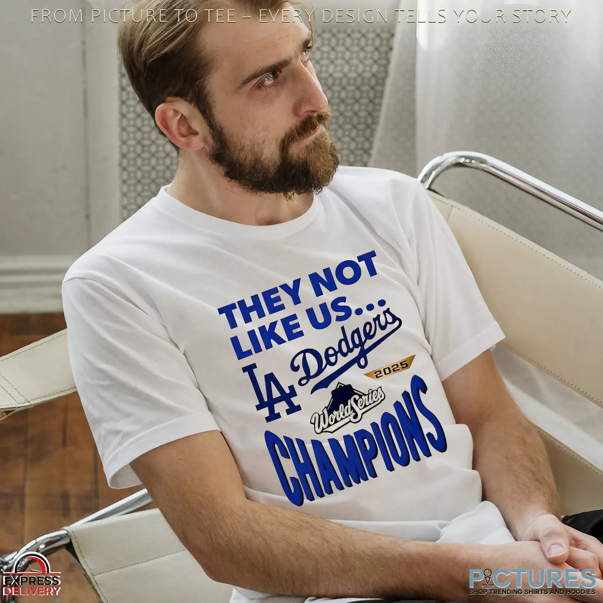 Los Angeles Dodgers 2025 World Series Champions They Not Like Us T Shirt