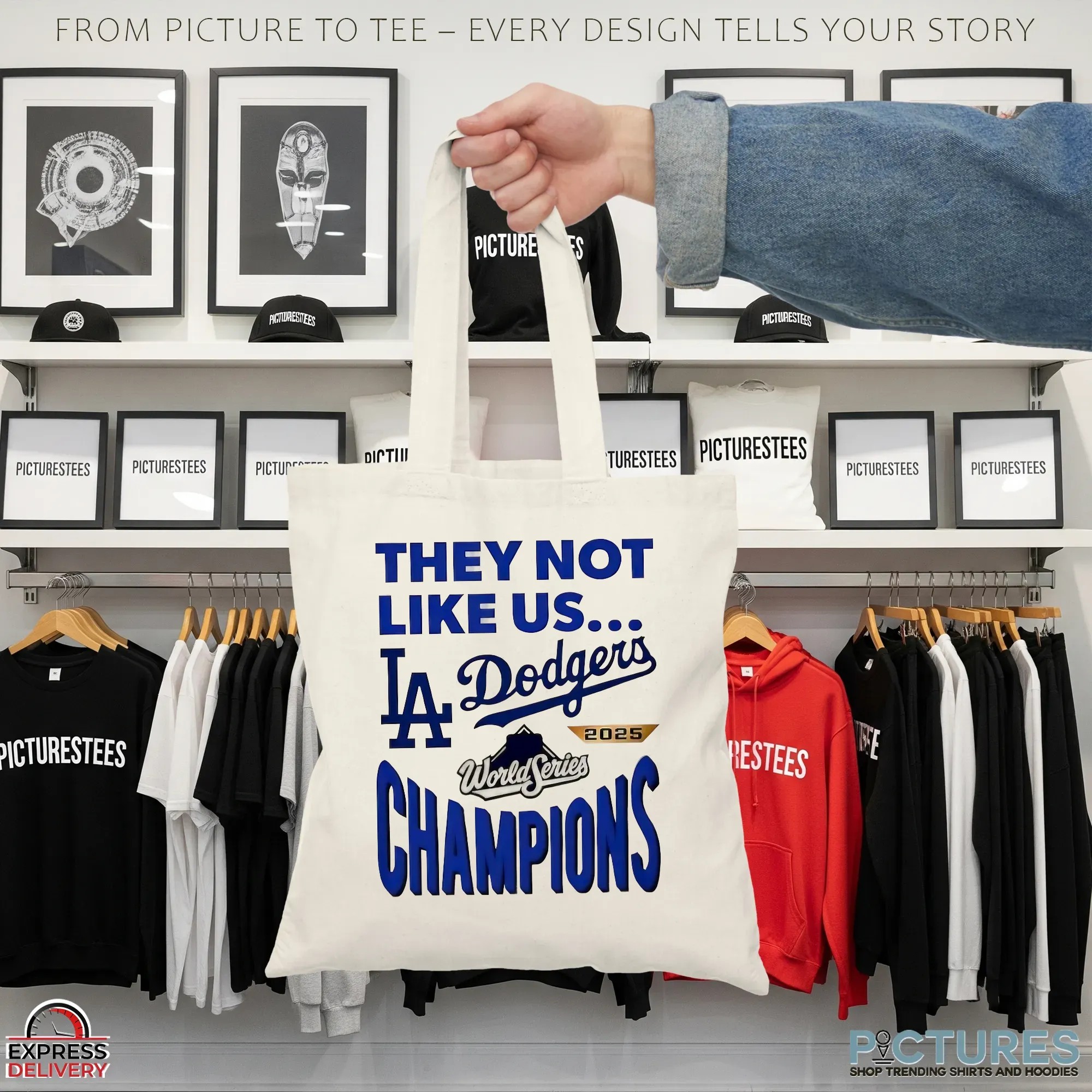 Los Angeles Dodgers 2025 World Series Champions They Not Like Us T Shirt