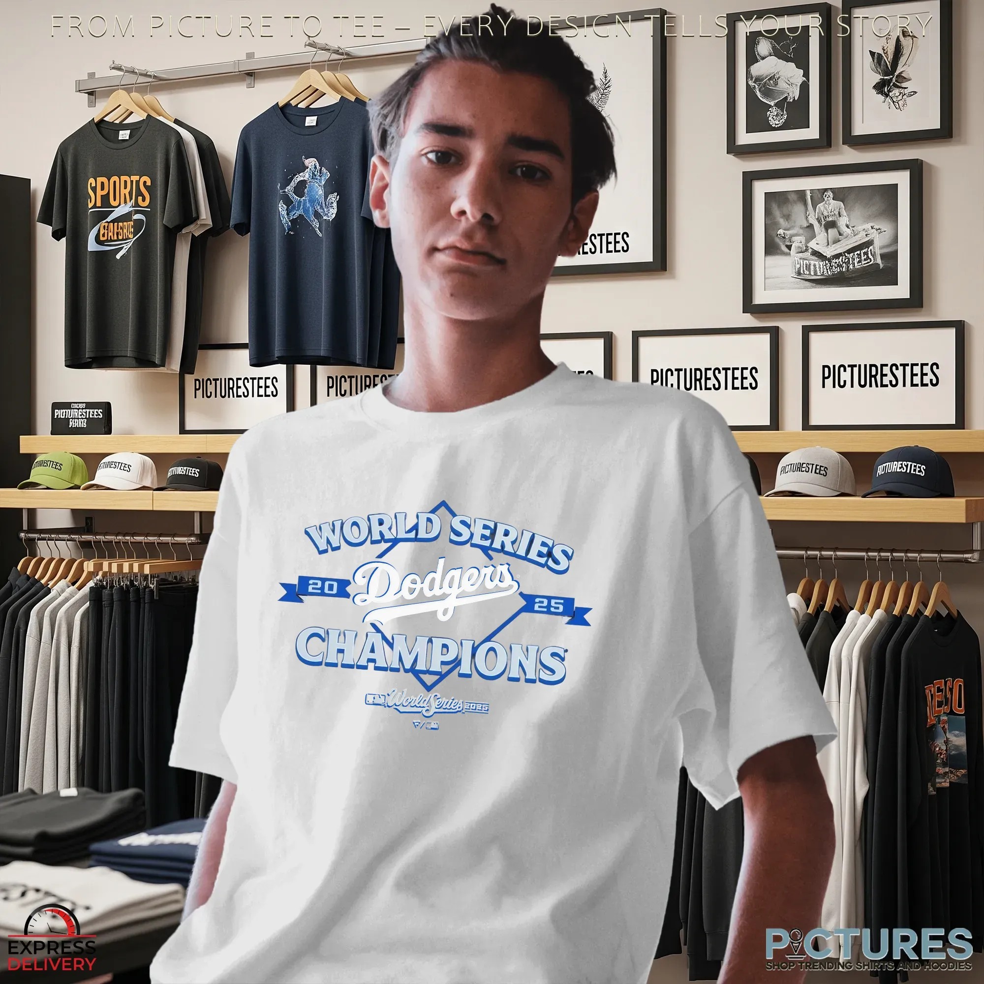 Los Angeles Dodgers 2025 World Series Champs Franchise T Shirt