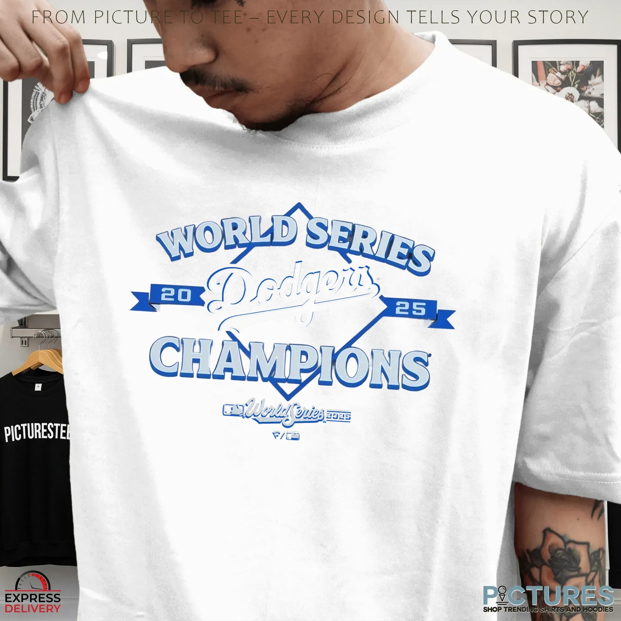 Los Angeles Dodgers 2025 World Series Champs Franchise T Shirt