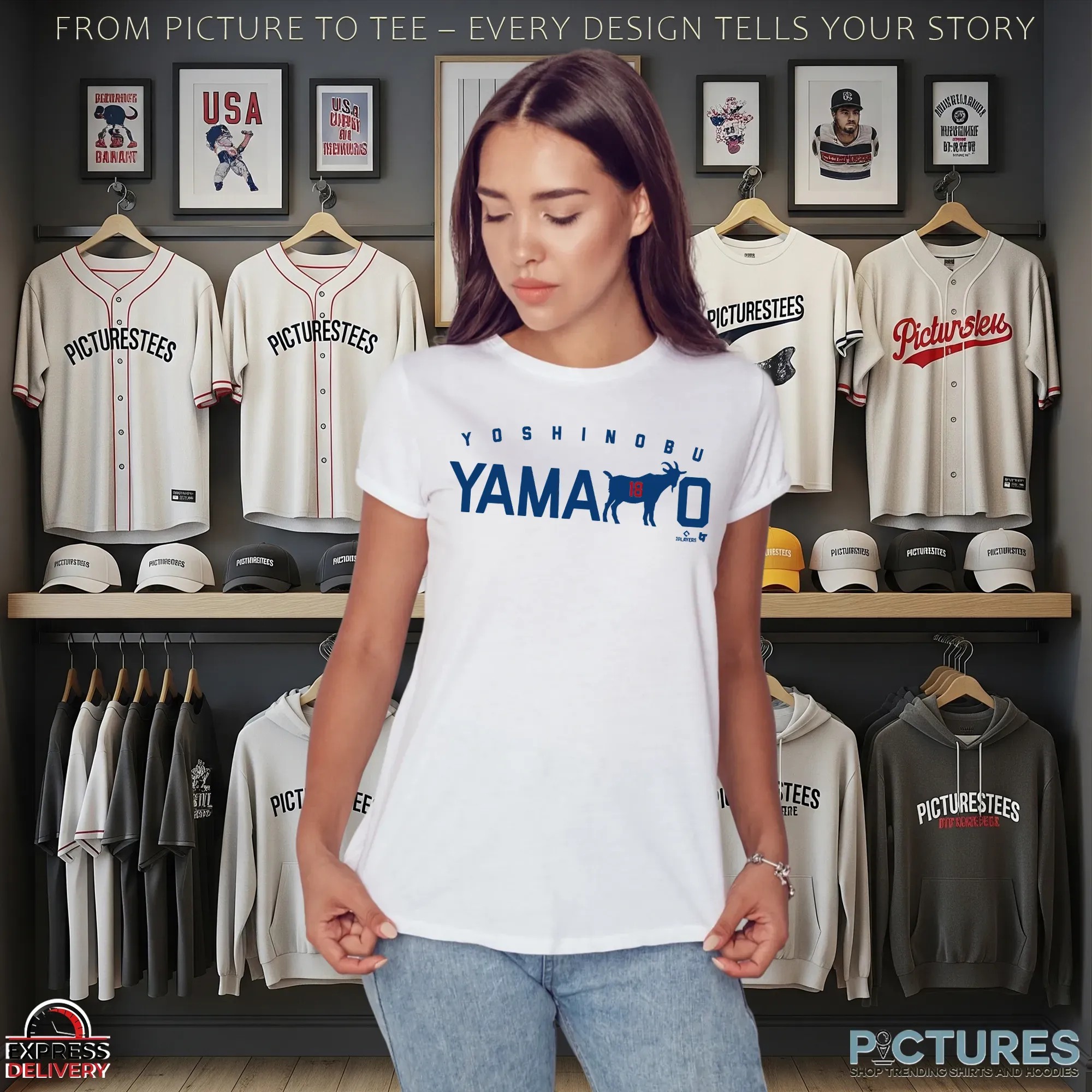 Los Angeles Dodgers Yoshinobu Yamamoto Yama-GOAT-o T Shirt
