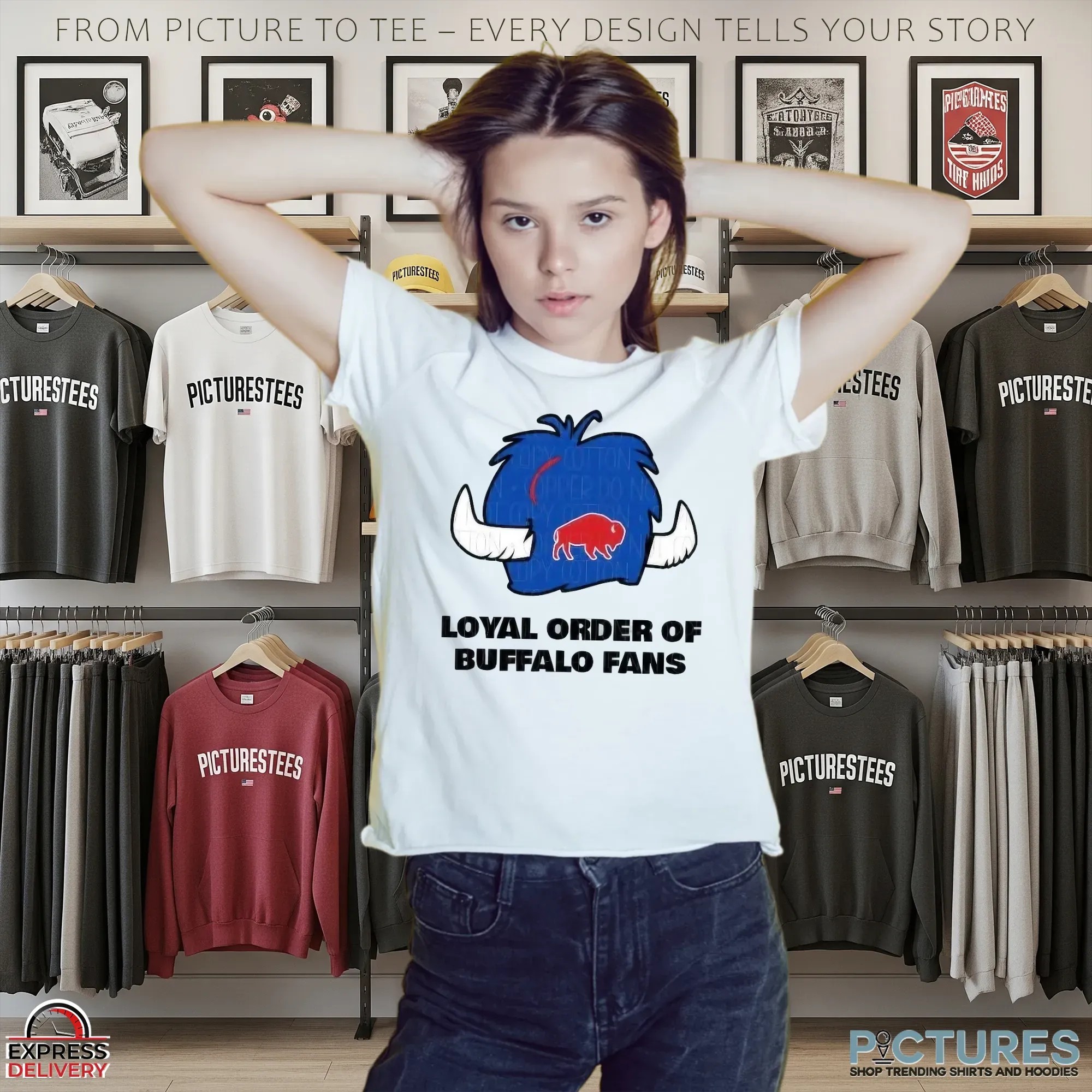 Loyal Order of Buffalo Biils Football Fans T Shirt