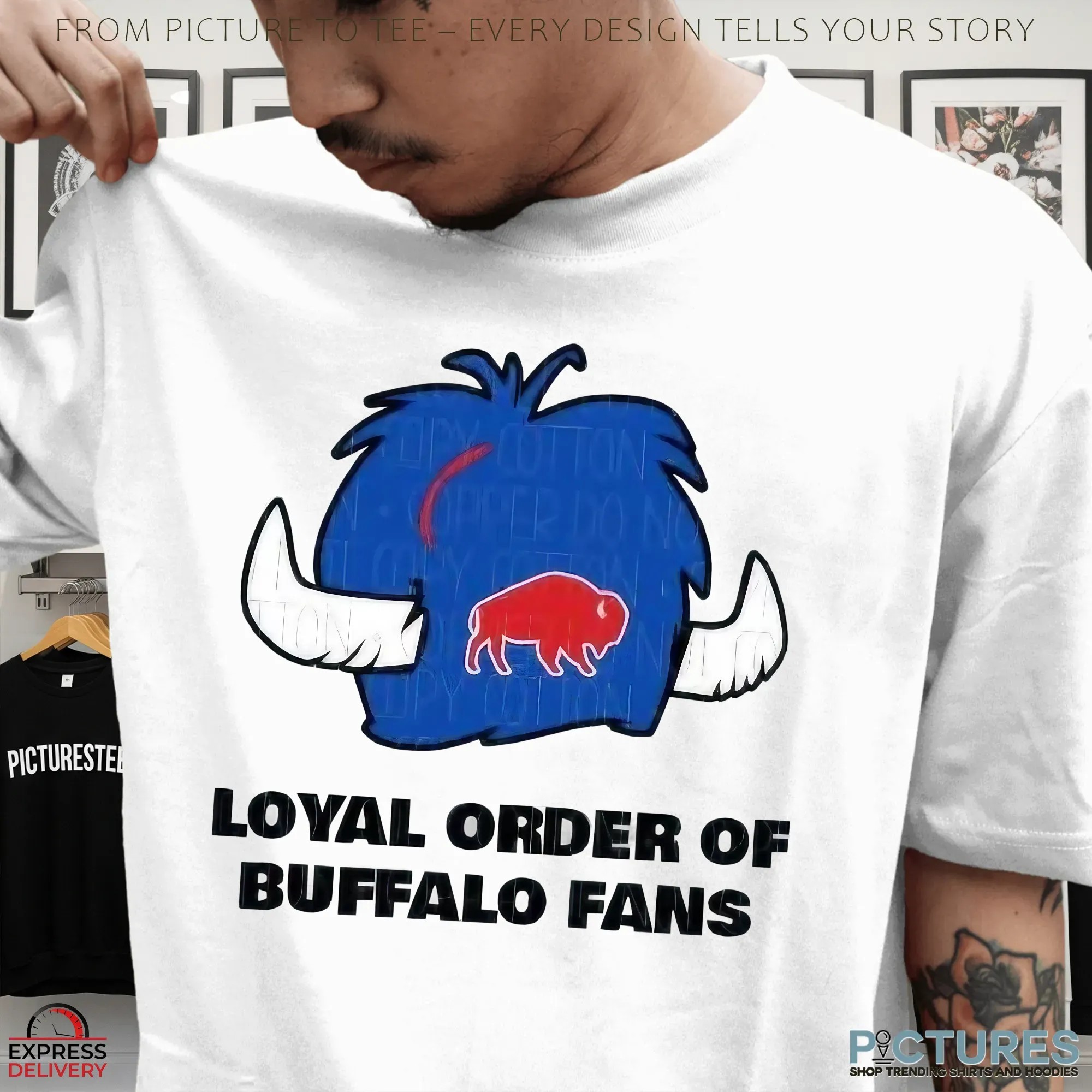 Loyal Order of Buffalo Biils Football Fans T Shirt Loyal Order of Buffalo Biils Football Fans T Shirt