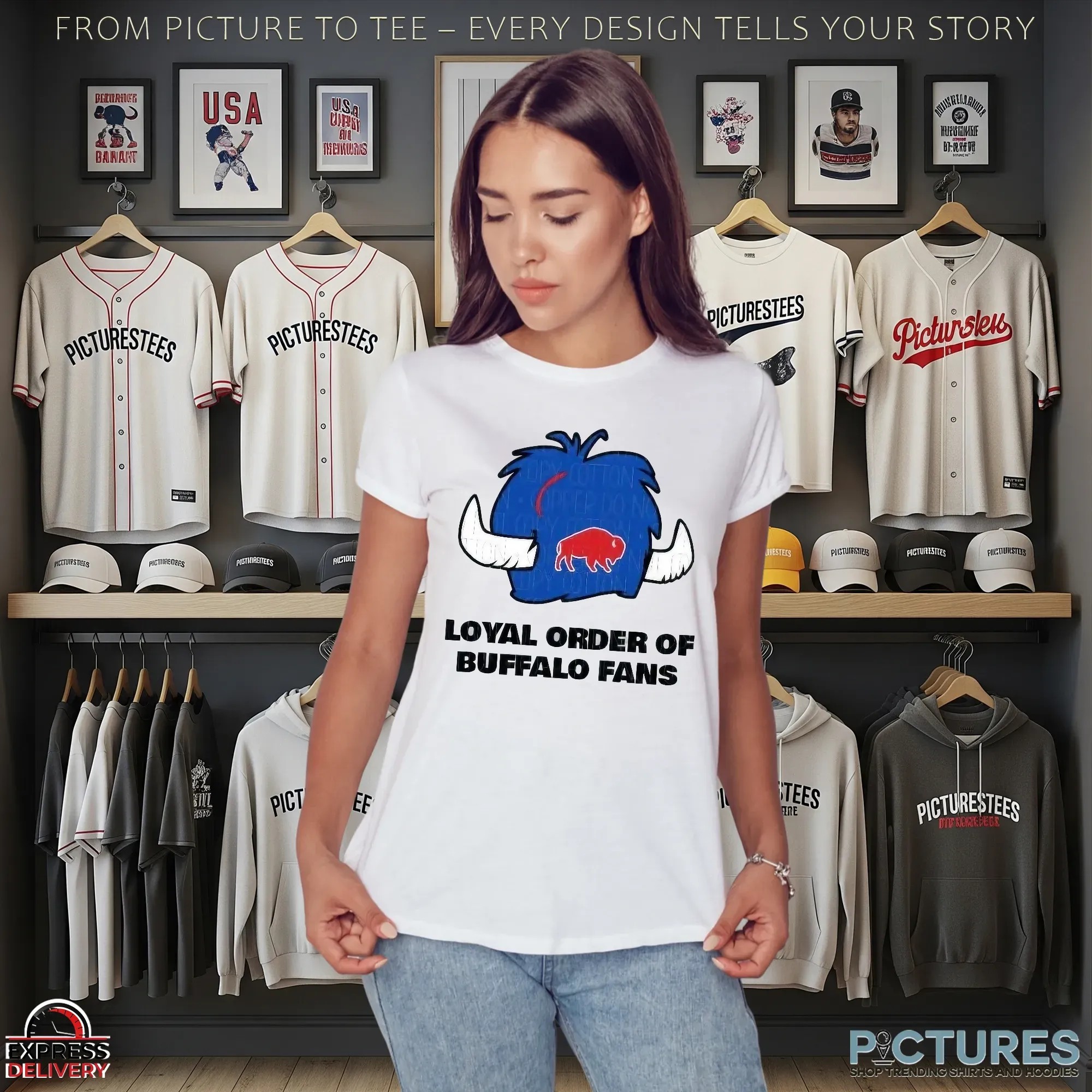 Loyal Order of Buffalo Biils Football Fans T Shirt Loyal Order of Buffalo Biils Football Fans T Shirt