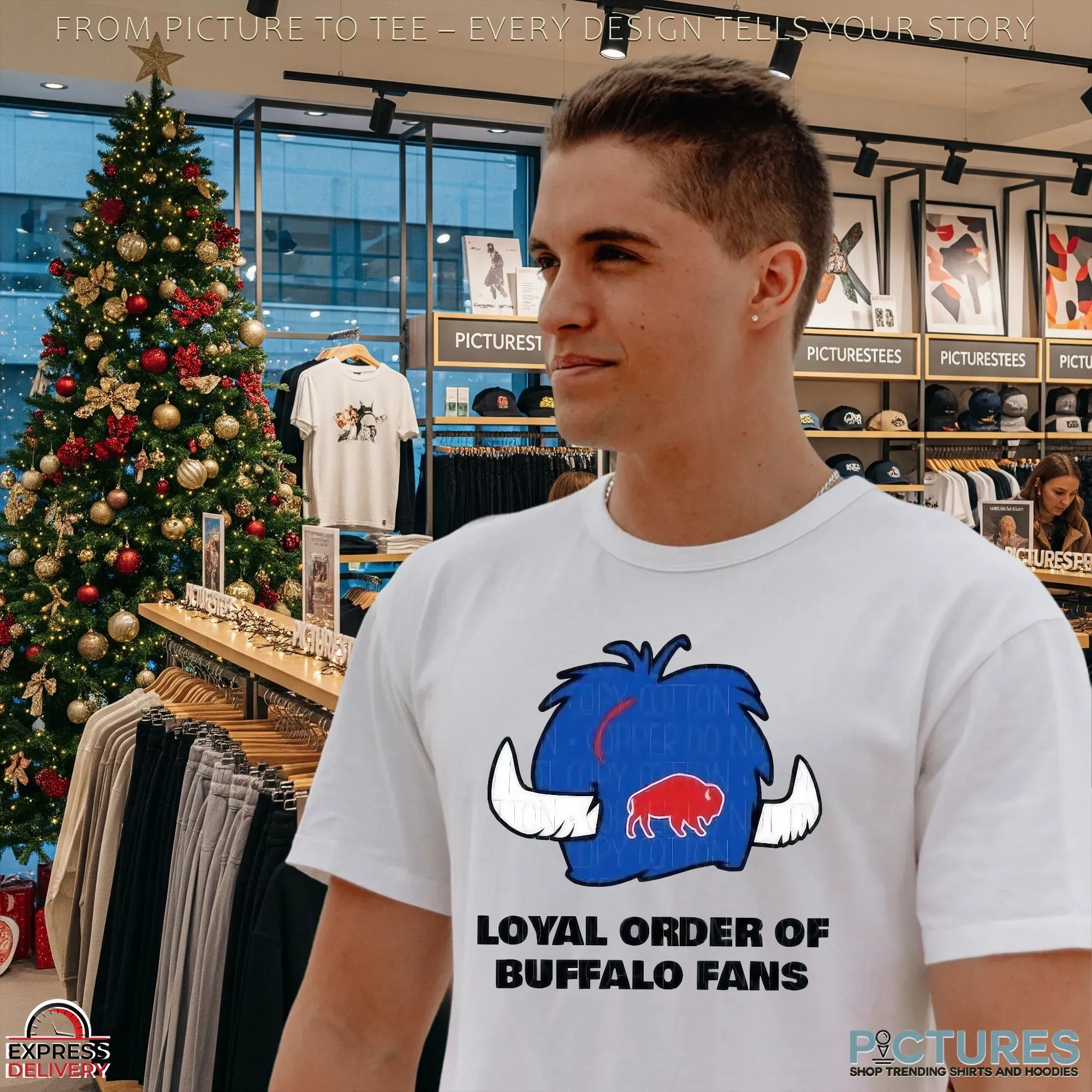 Loyal Order of Buffalo Biils Football Fans T Shirt Loyal Order of Buffalo Biils Football Fans T Shirt
