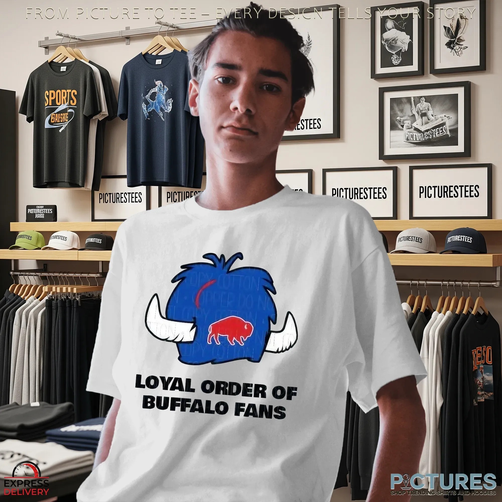 Loyal Order of Buffalo Biils Football Fans T Shirt Loyal Order of Buffalo Biils Football Fans T Shirt