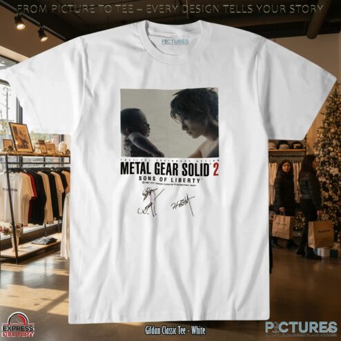 Metal Gear Solid 2 GACKT Sons of Liberty Promo T Shirt