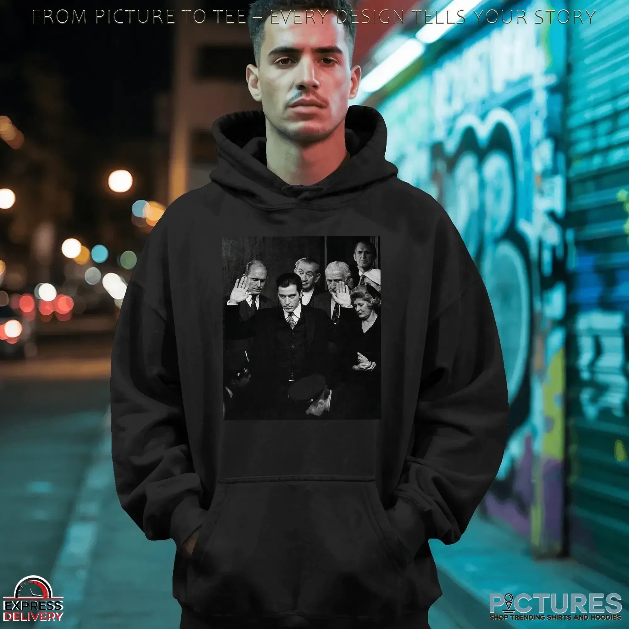 Michael Corleone The Godfather Iconic Scene T Shirt