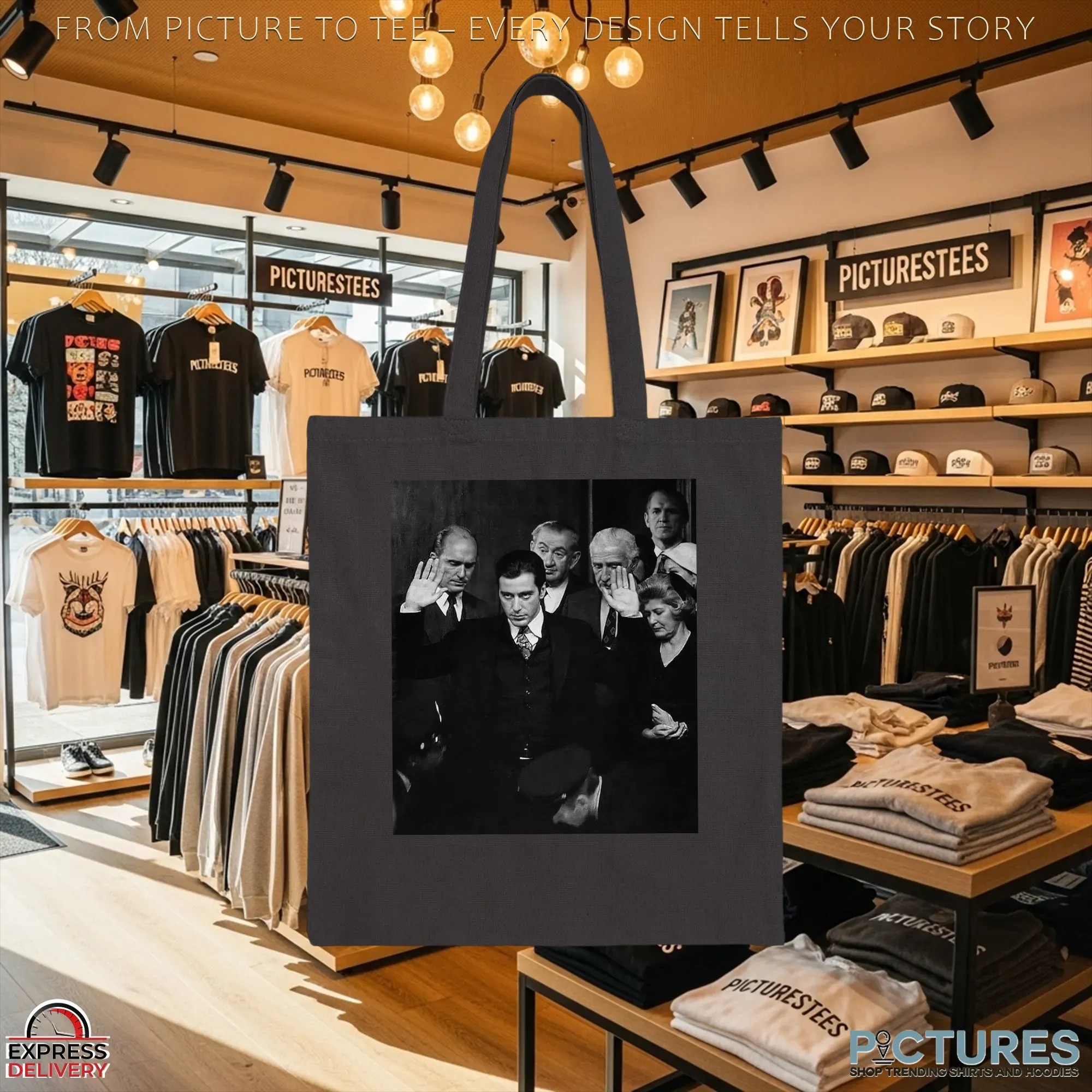 Michael Corleone The Godfather Iconic Scene T Shirt