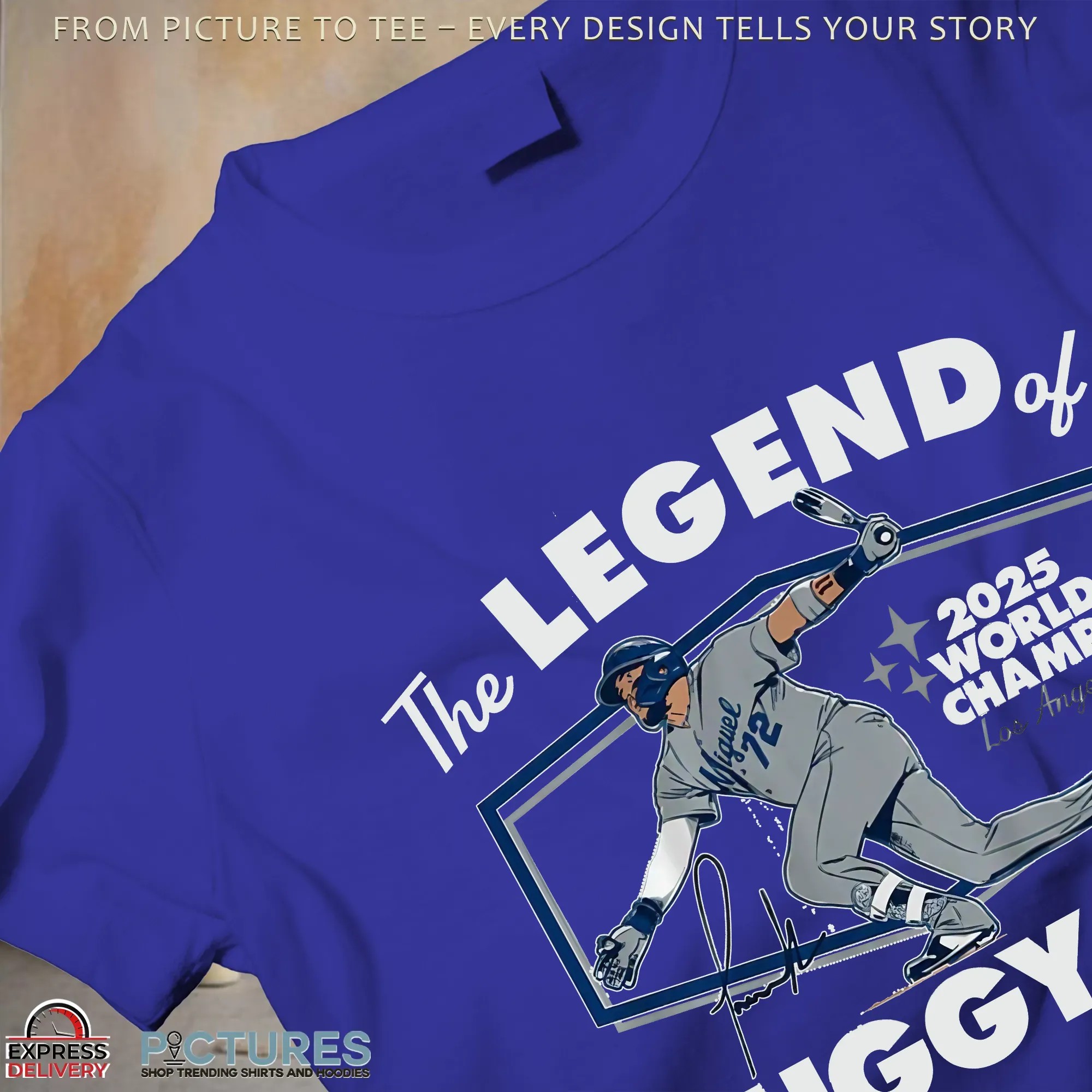 Miguel Rojas The Legend Of Miggy Ro 2025 World Series Champions LA Dodgers T Shirt