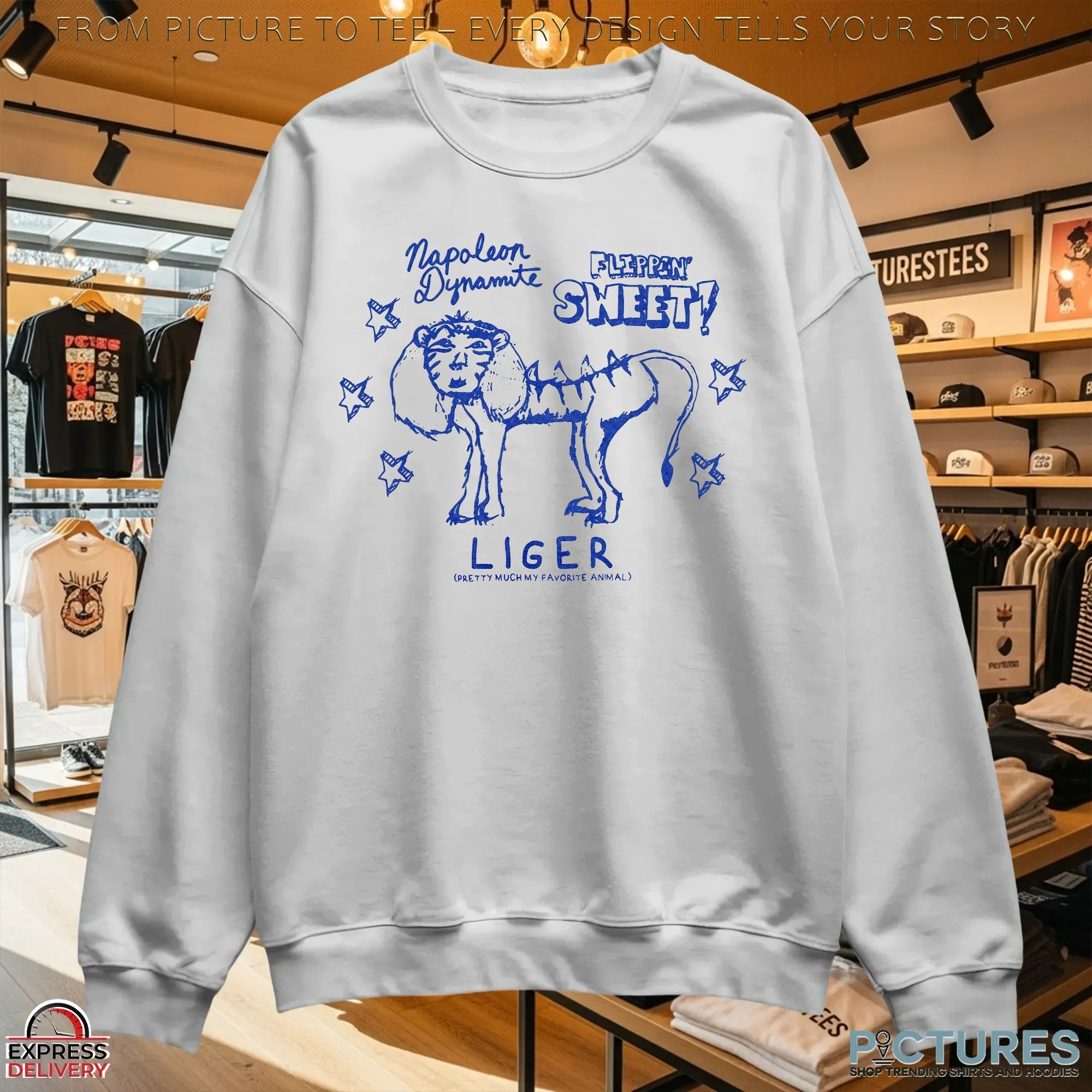 Napoleon Dynamite Liger Flippin' Sweet T Shirt Napoleon Dynamite Liger Flippin' Sweet T Shirt