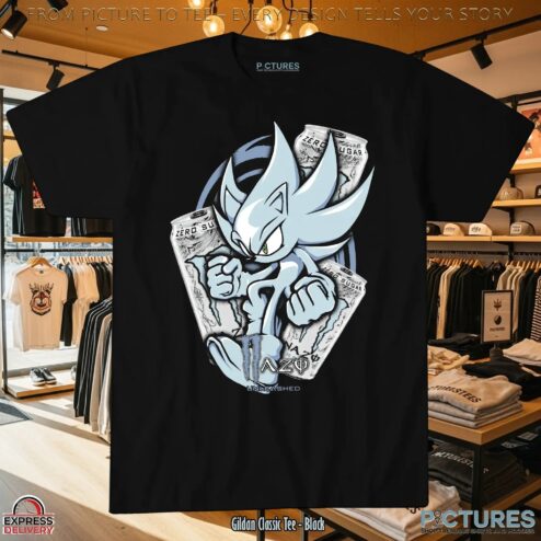 Nazo The Hedgehog Unleashed Monster Energy Zero Sugar Sonic Mashup T Shirt