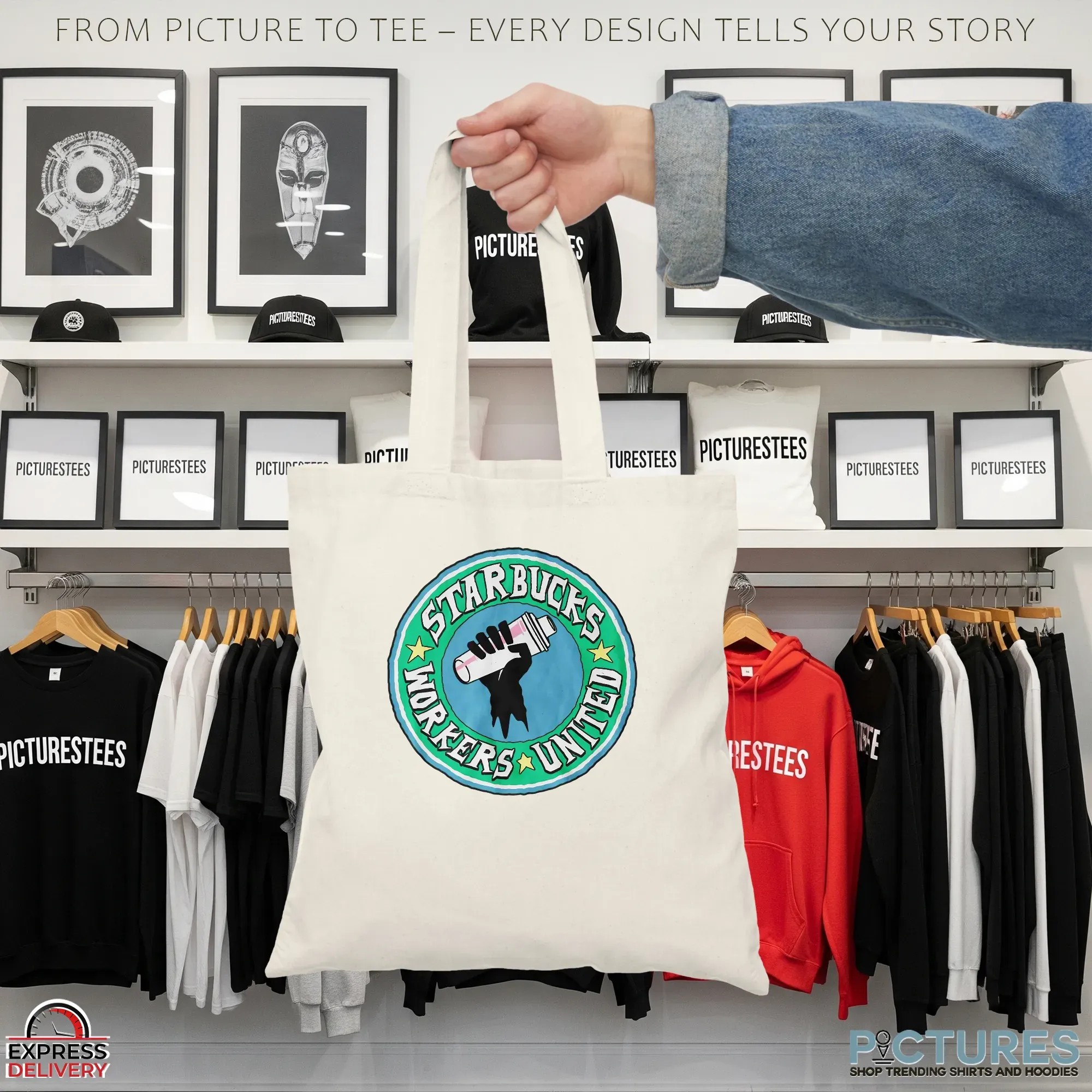 Never Cross A Picket Line Starbucks Workers United T Shirt