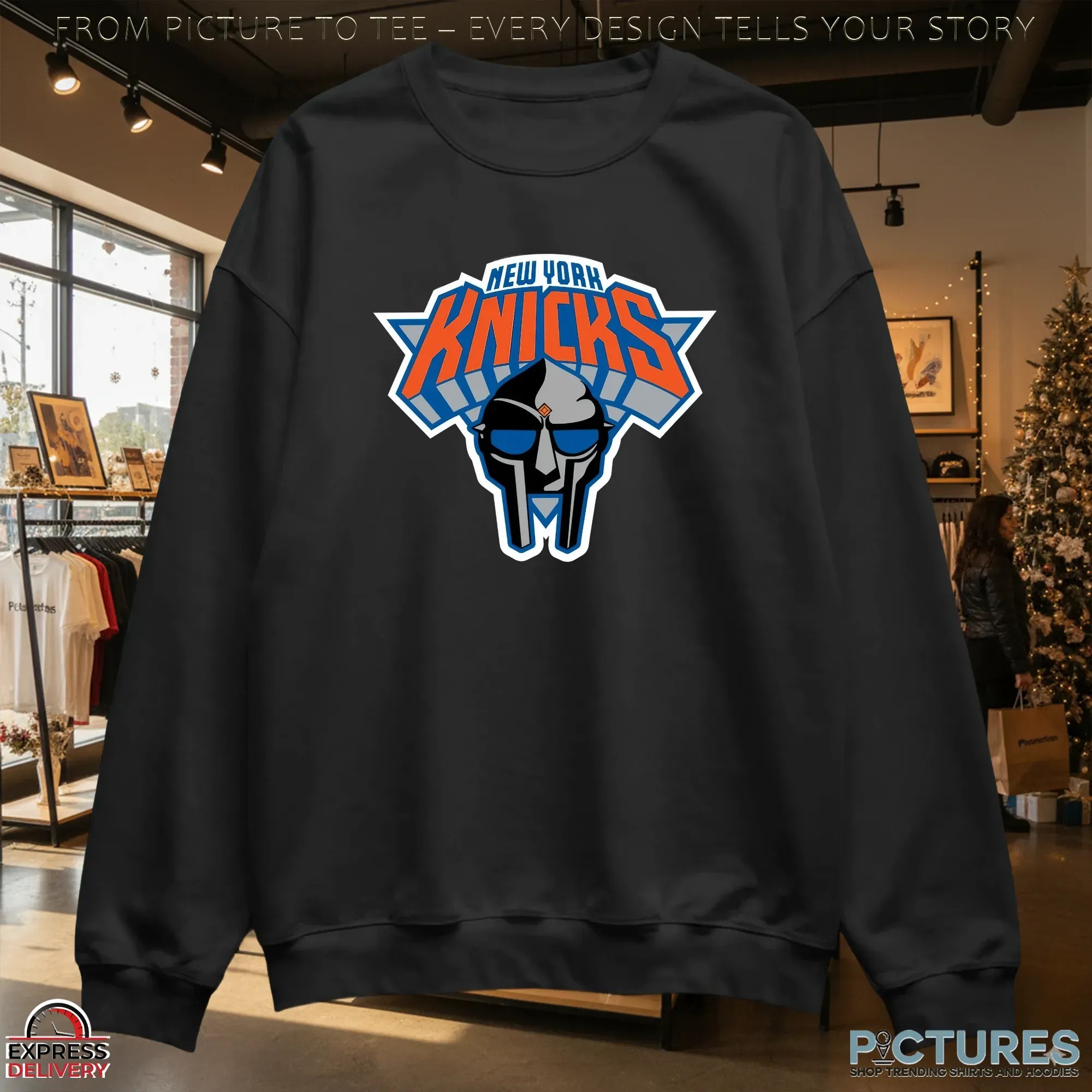 New Era Knicks Doomsday 2025 Parody Basketball Logo T Shirt