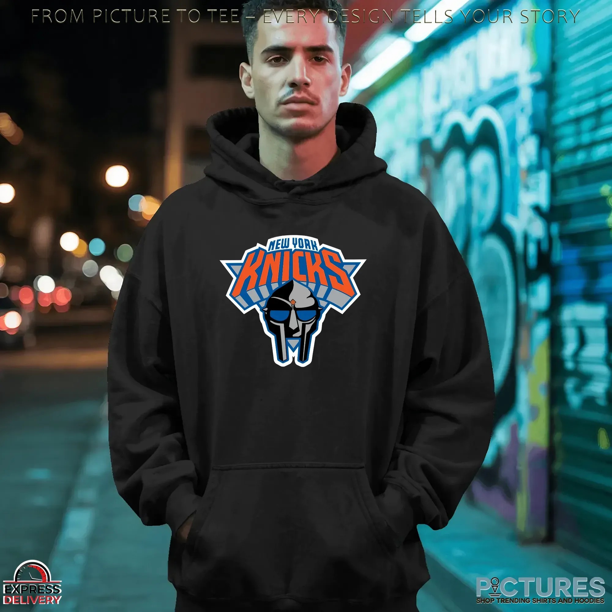 New Era Knicks Doomsday 2025 Parody Basketball Logo T Shirt