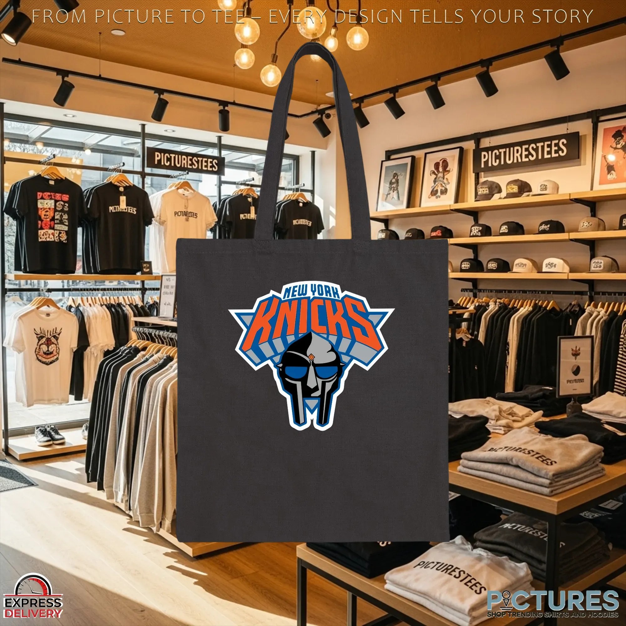 New Era Knicks Doomsday 2025 Parody Basketball Logo T Shirt