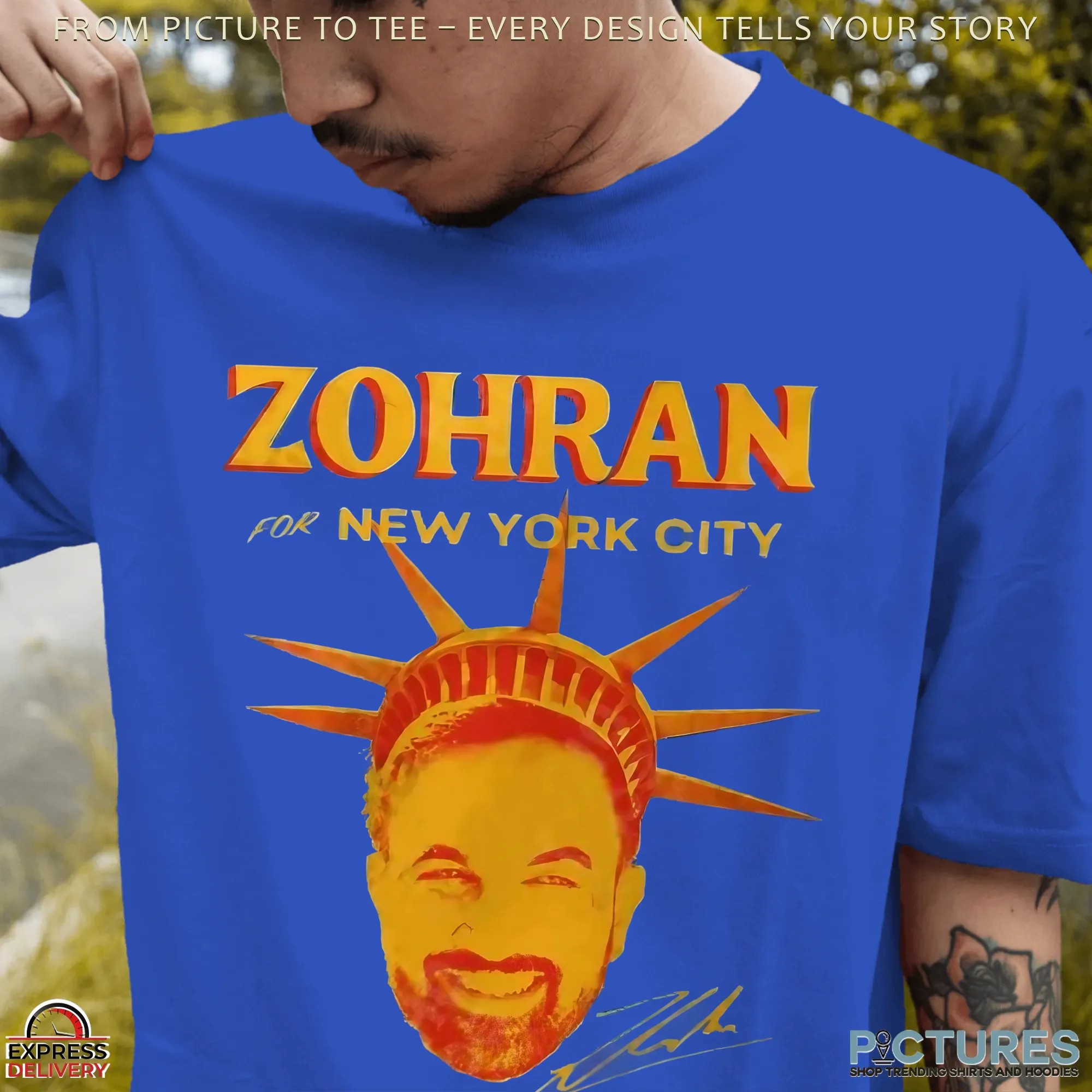 New York City Muslim Mayor Zohran Mamdani Signature T Shirt
