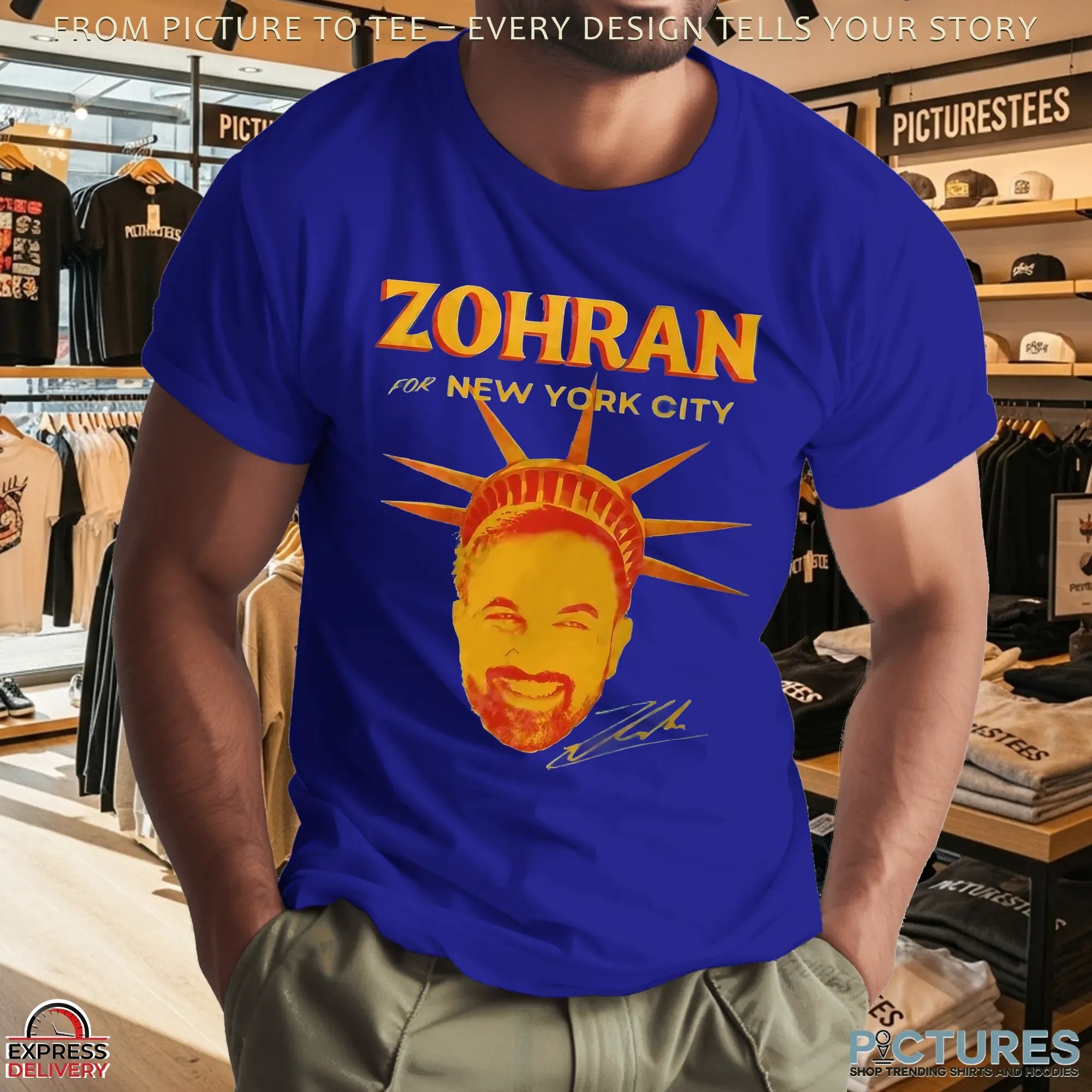 New York City Muslim Mayor Zohran Mamdani Signature T Shirt